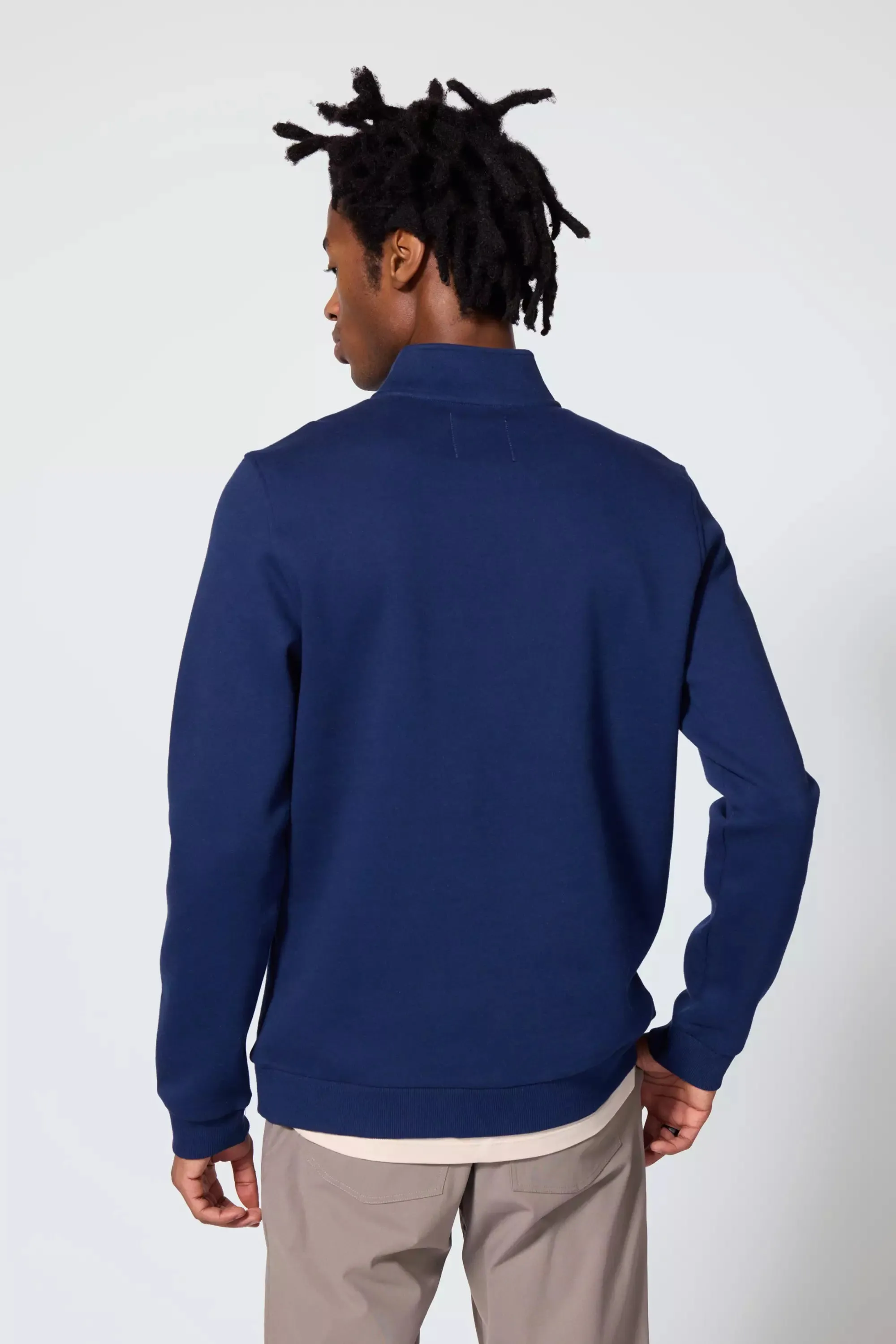 Men's Luxefleece 1/4 Zip - Navy sold by MPG product image thumbnail 3