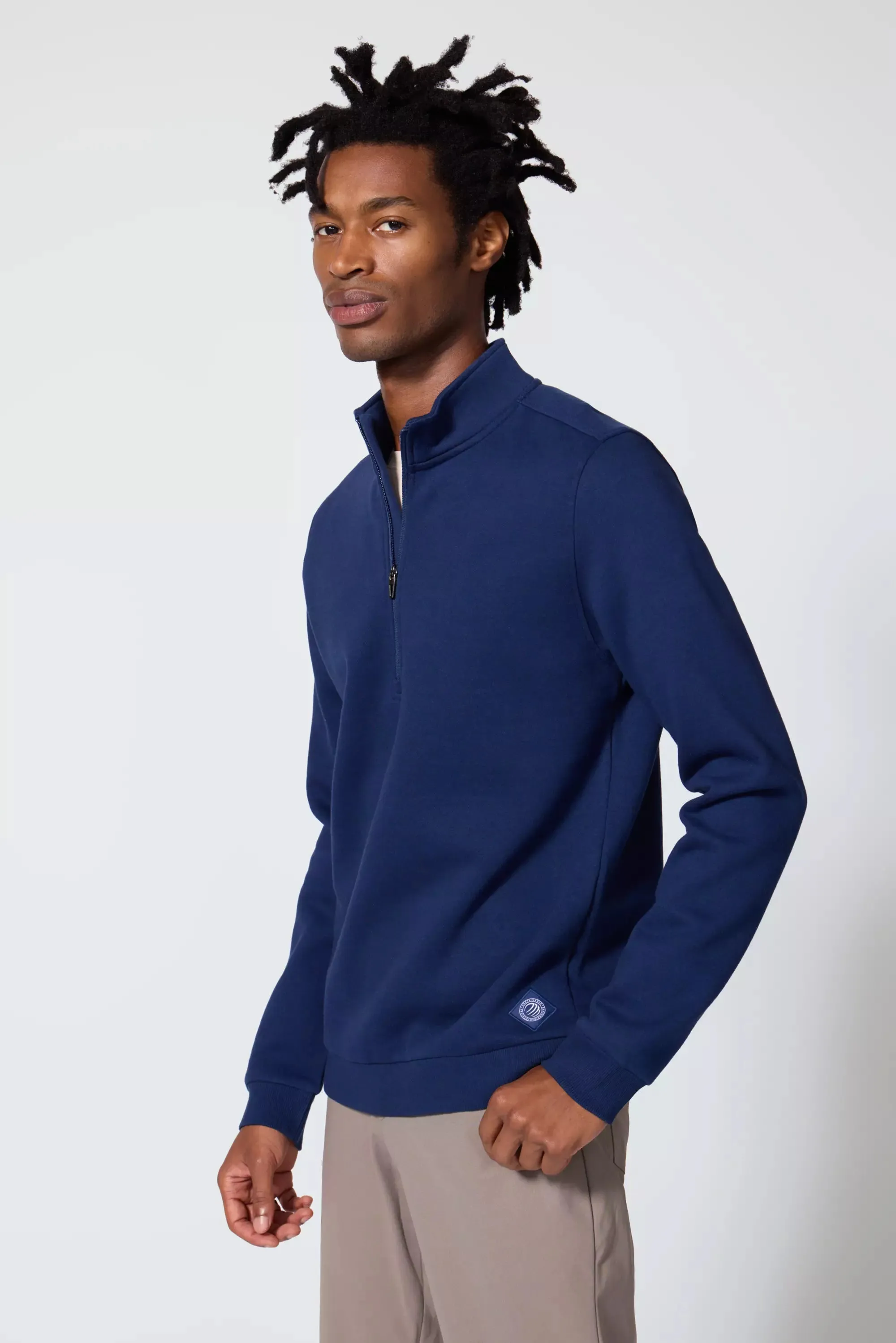 Men's Luxefleece 1/4 Zip - Navy sold by MPG product image thumbnail 4