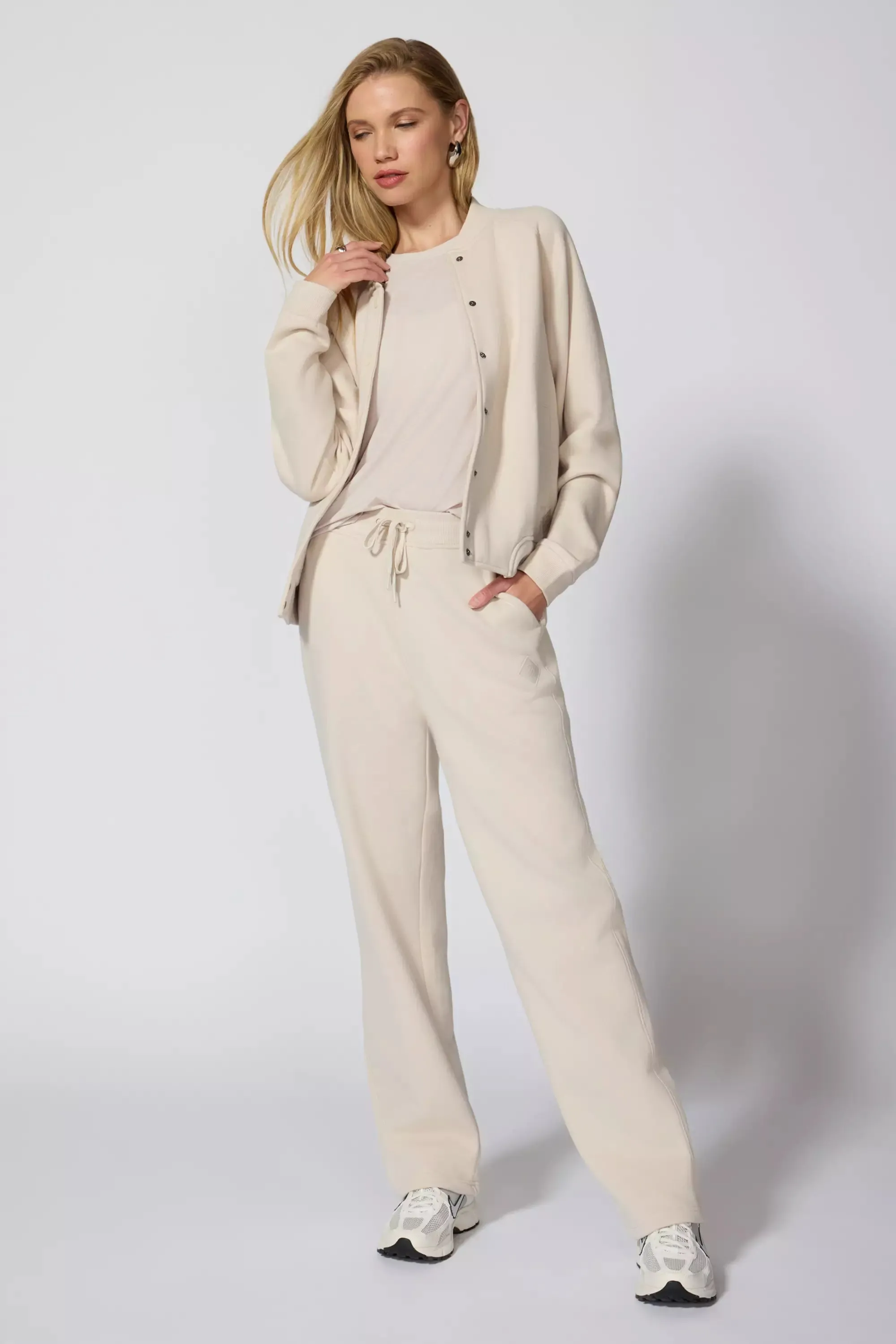 Luxefleece Bomber Jacket - Stone sold by MPG product image thumbnail 2