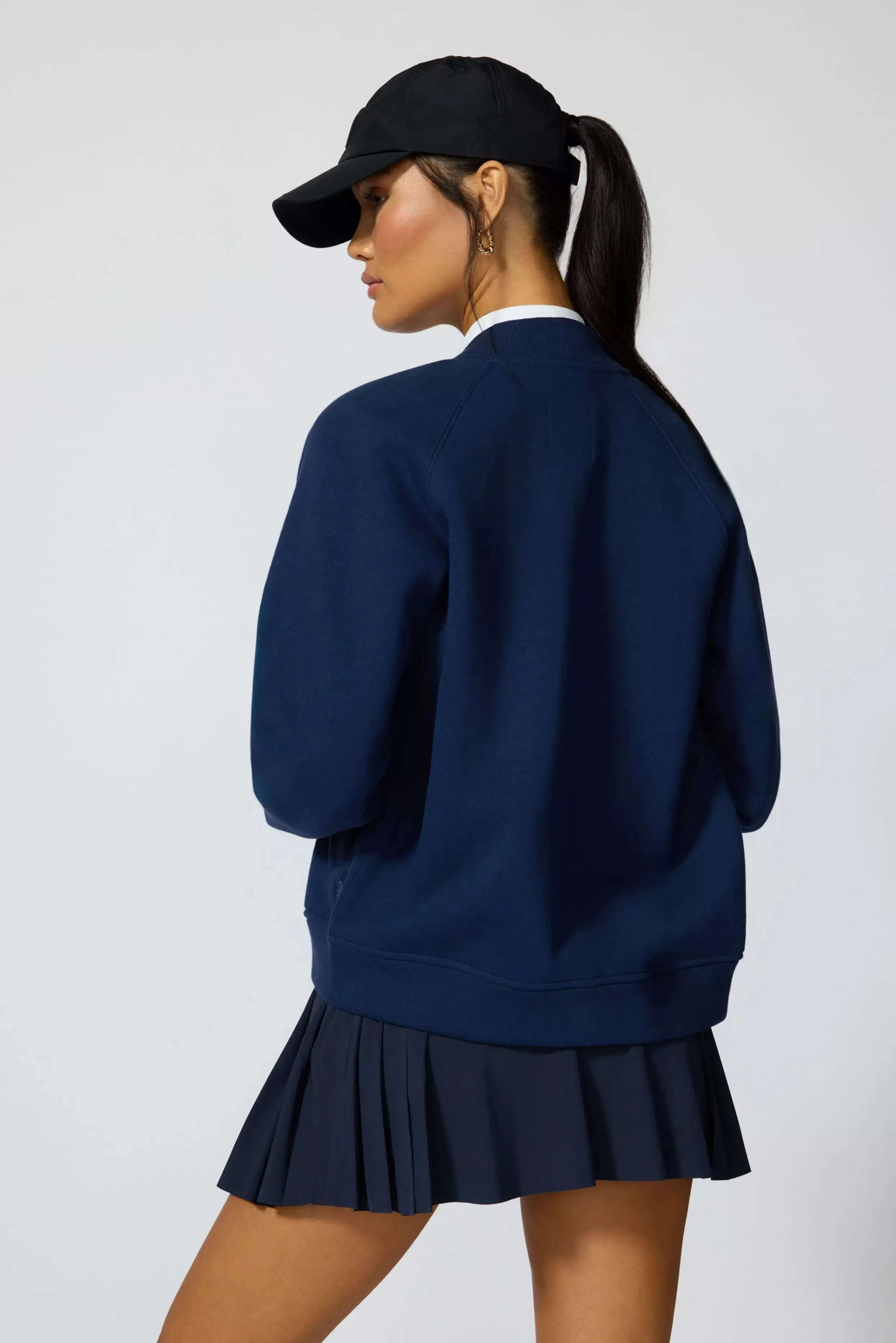 Luxefleece Bomber Jacket - Navy sold by MPG product image thumbnail 3