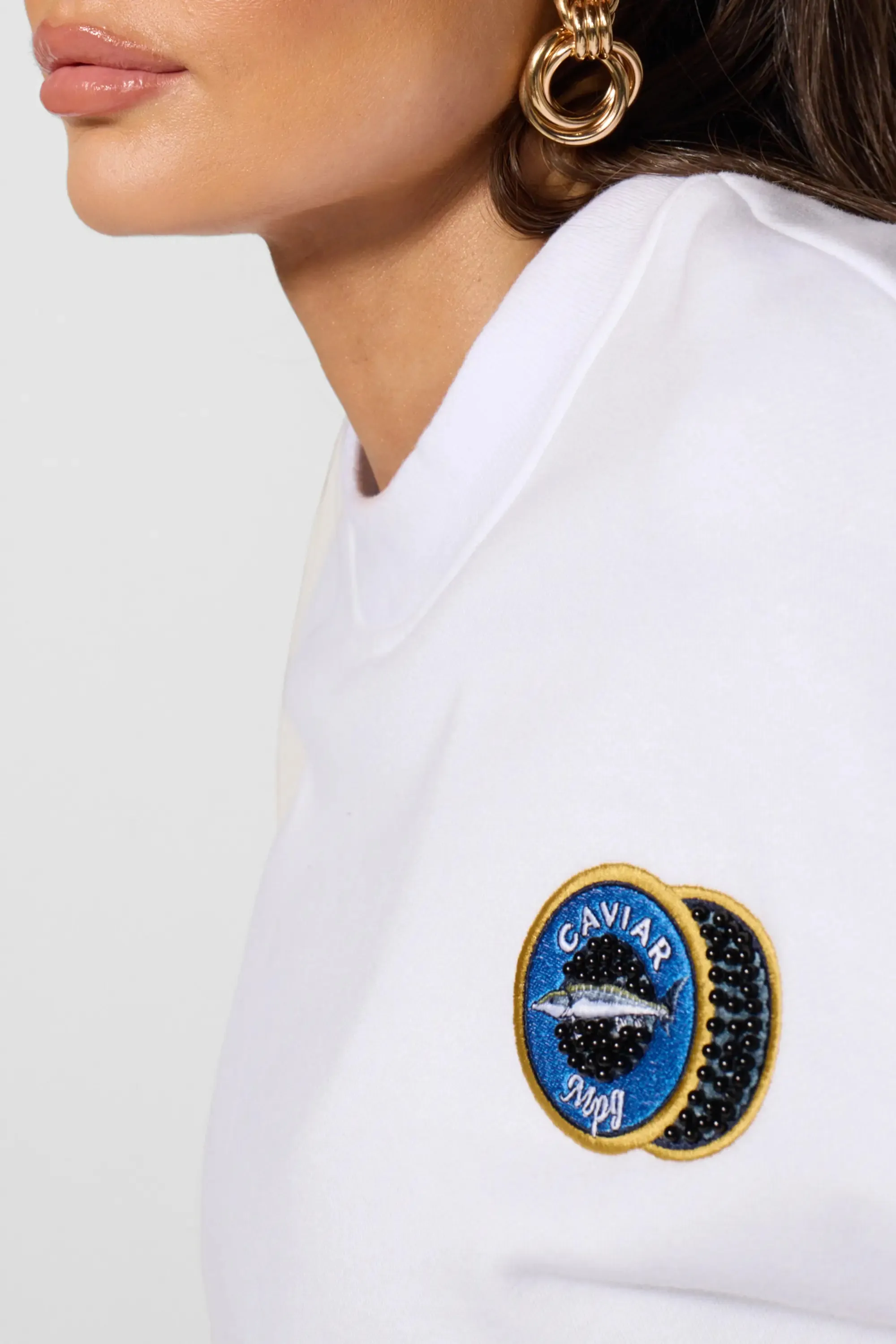 Luxefleece Boyfriend Sweatshirt - Caviar sold by MPG product image thumbnail 4