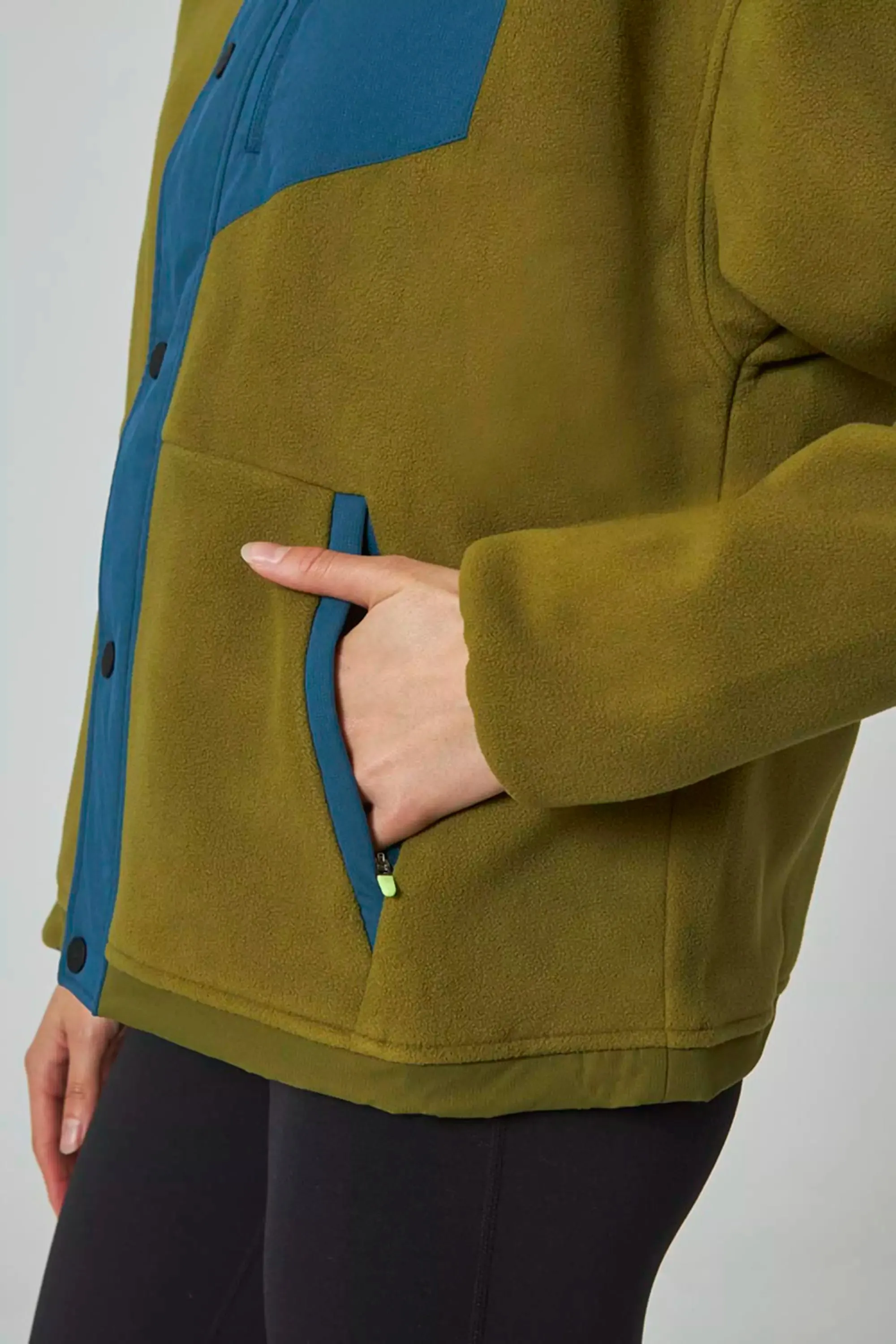 Elevate Mix-Media Jacket - Avocado sold by MPG product image thumbnail 5