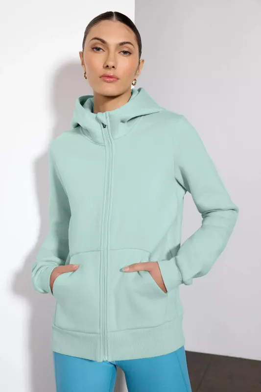 Luxefleece Zip-Up Hoodie - Blue Haze sold by MPG