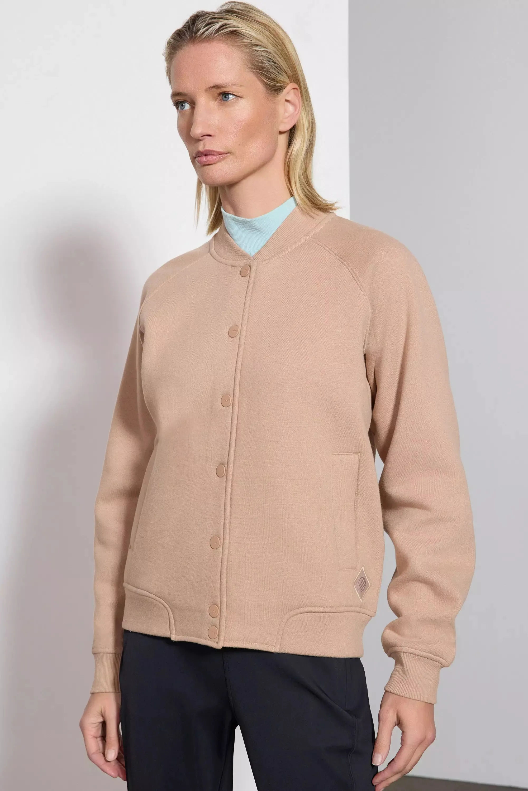 Luxefleece Bomber Jacket - Warm Taupe sold by MPG product image thumbnail 4