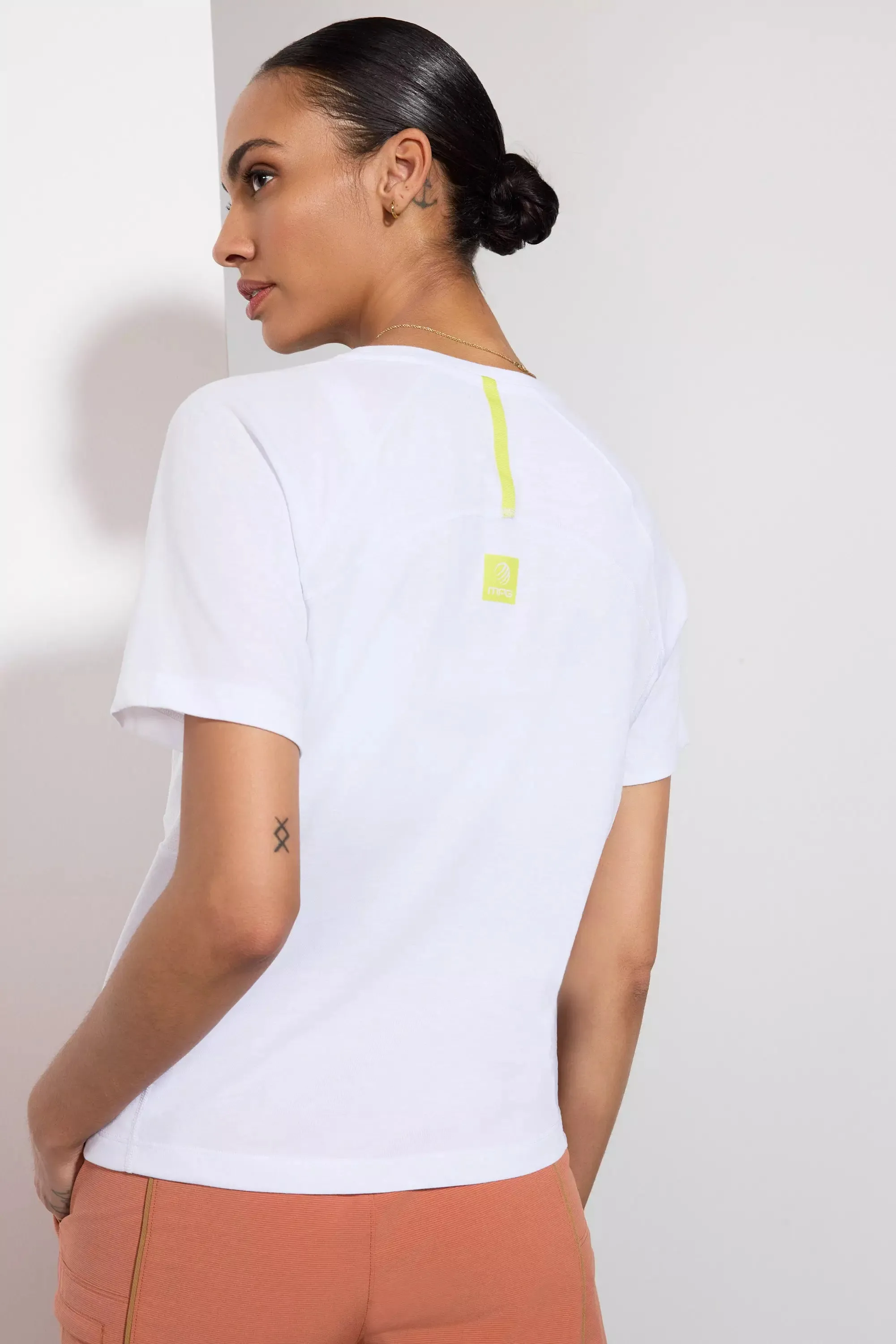 Achieve Pocket Tee with Mesh Panel - White sold by MPG product image thumbnail 3