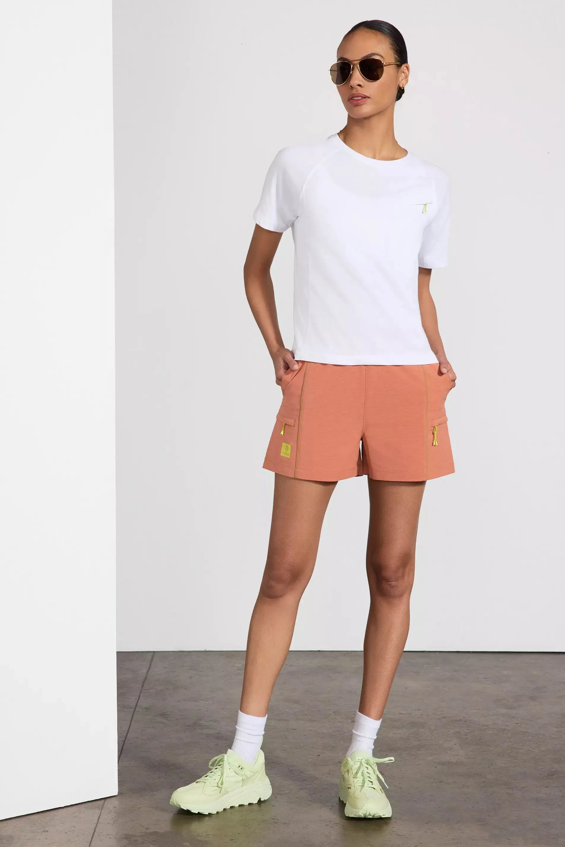 Achieve Pocket Tee with Mesh Panel - White sold by MPG product image thumbnail 2