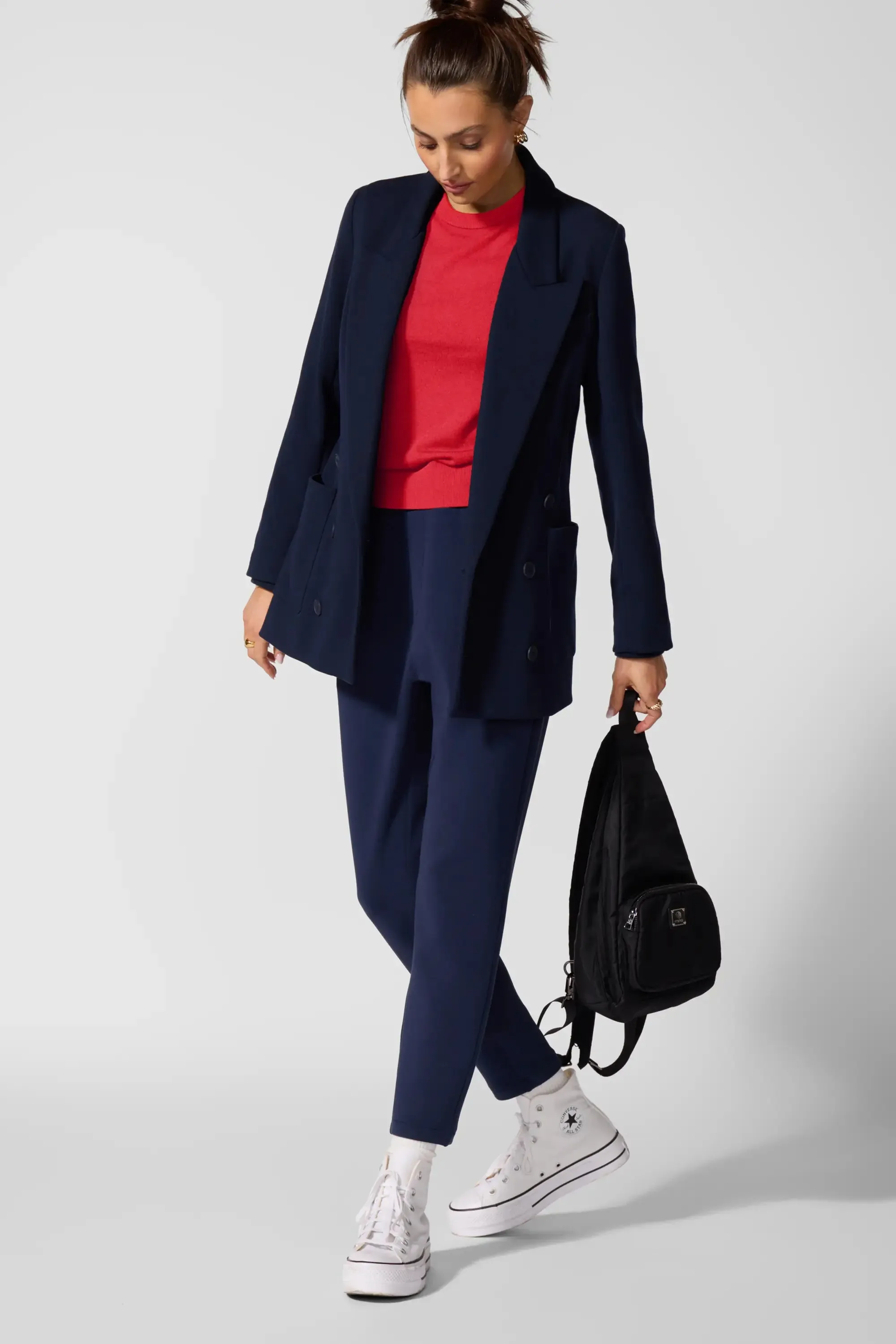 Merino Crew Neck - Tomato Puree sold by MPG product image thumbnail 2