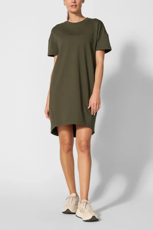 Luxe Terry T-Shirt Dress - Kambaba sold by MPG
