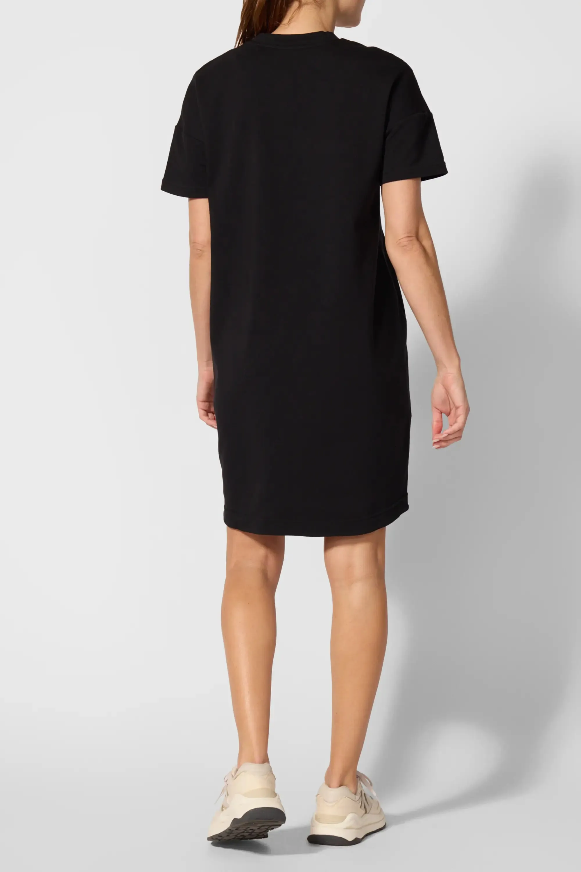 Luxe Terry T-Shirt Dress - Black sold by MPG product image thumbnail 3