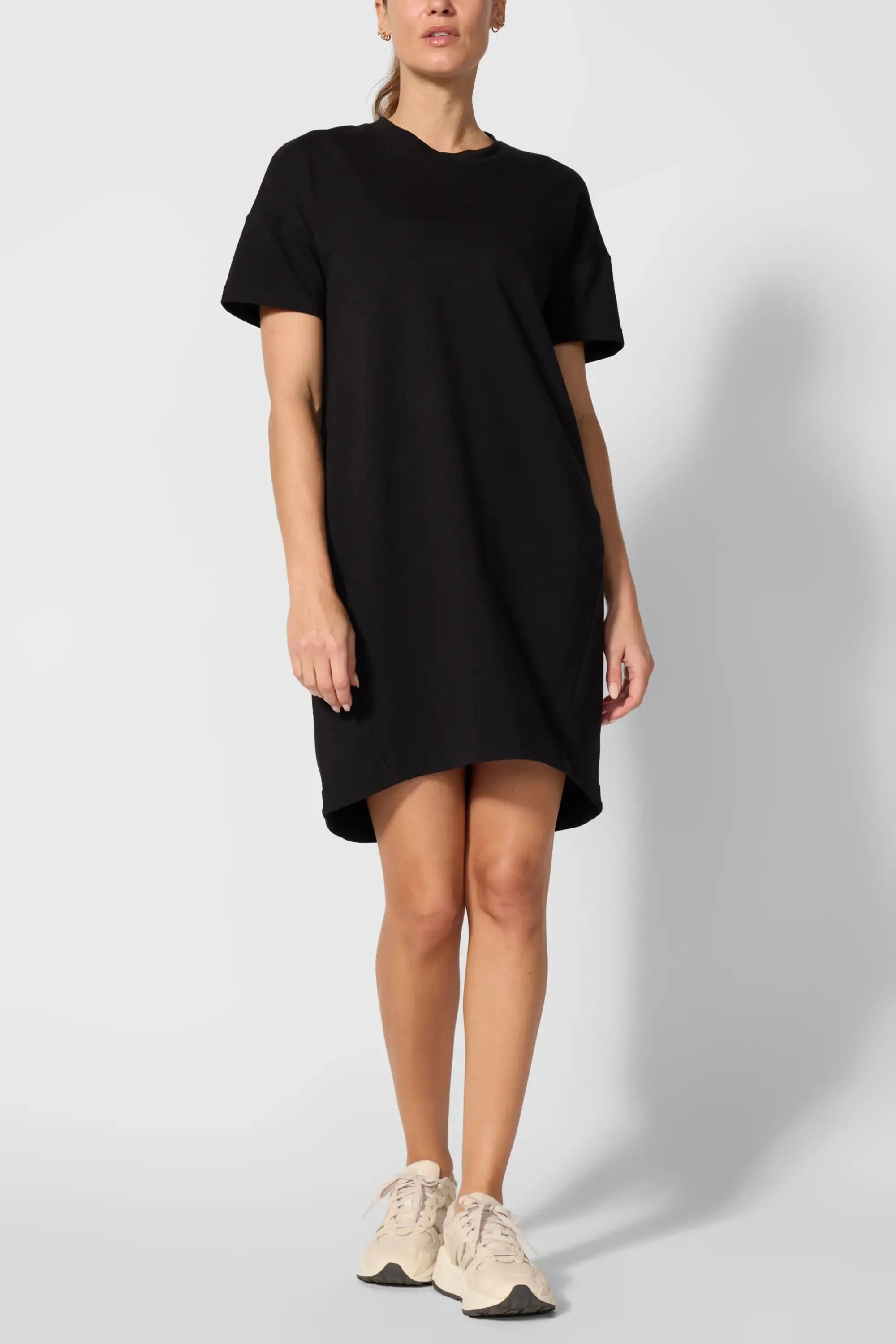 Luxe Terry T-Shirt Dress - Black sold by MPG product image thumbnail 2