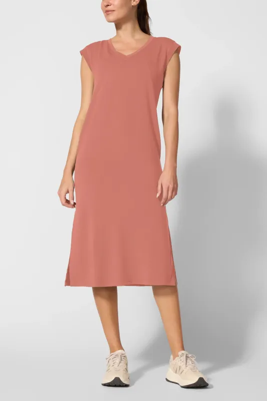 Cozy Fleece Sleeveless Maxi Dress - Cedar Wood sold by MPG