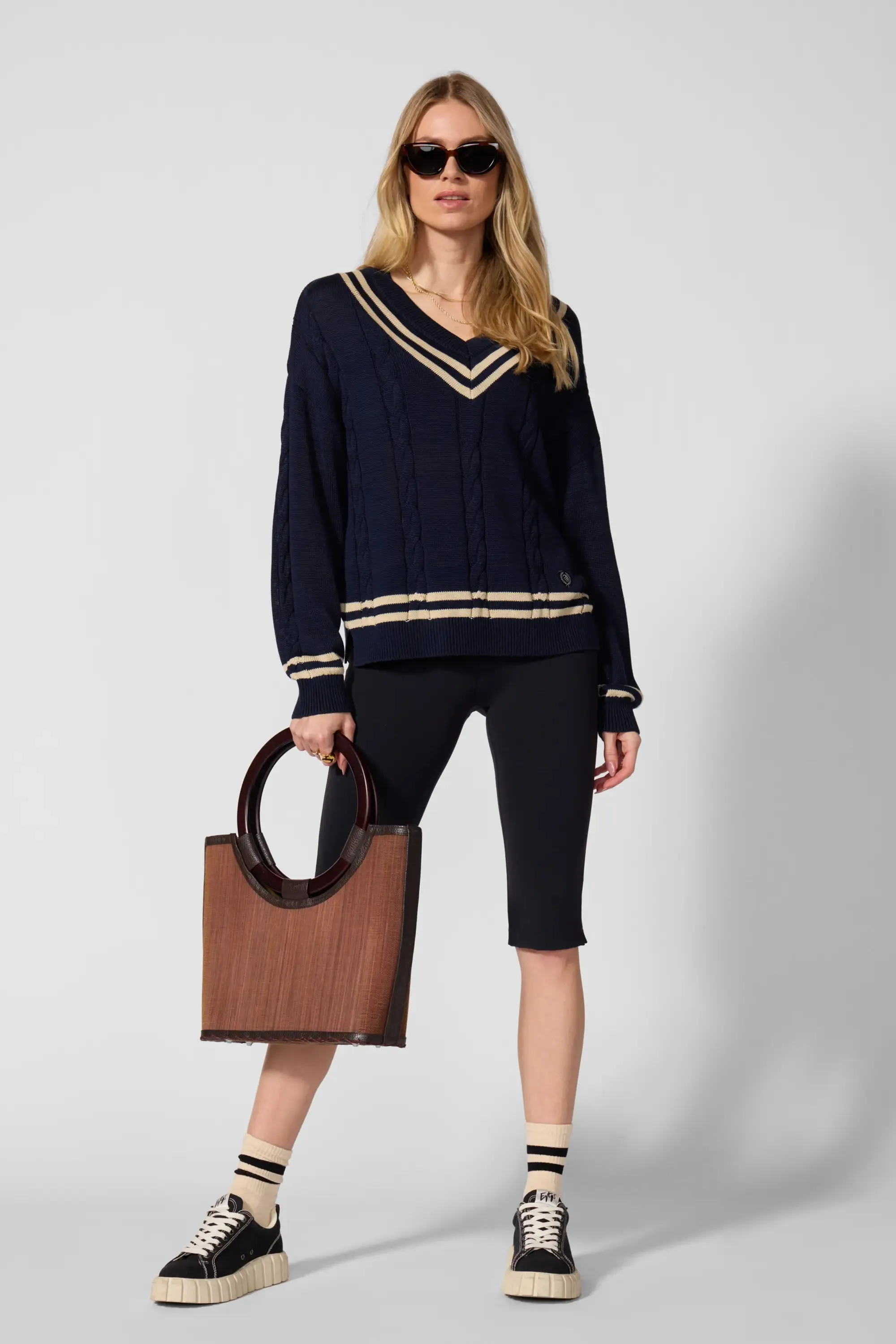 Club Sweater - Navy Blazer/Brown Rice sold by MPG product image thumbnail 2