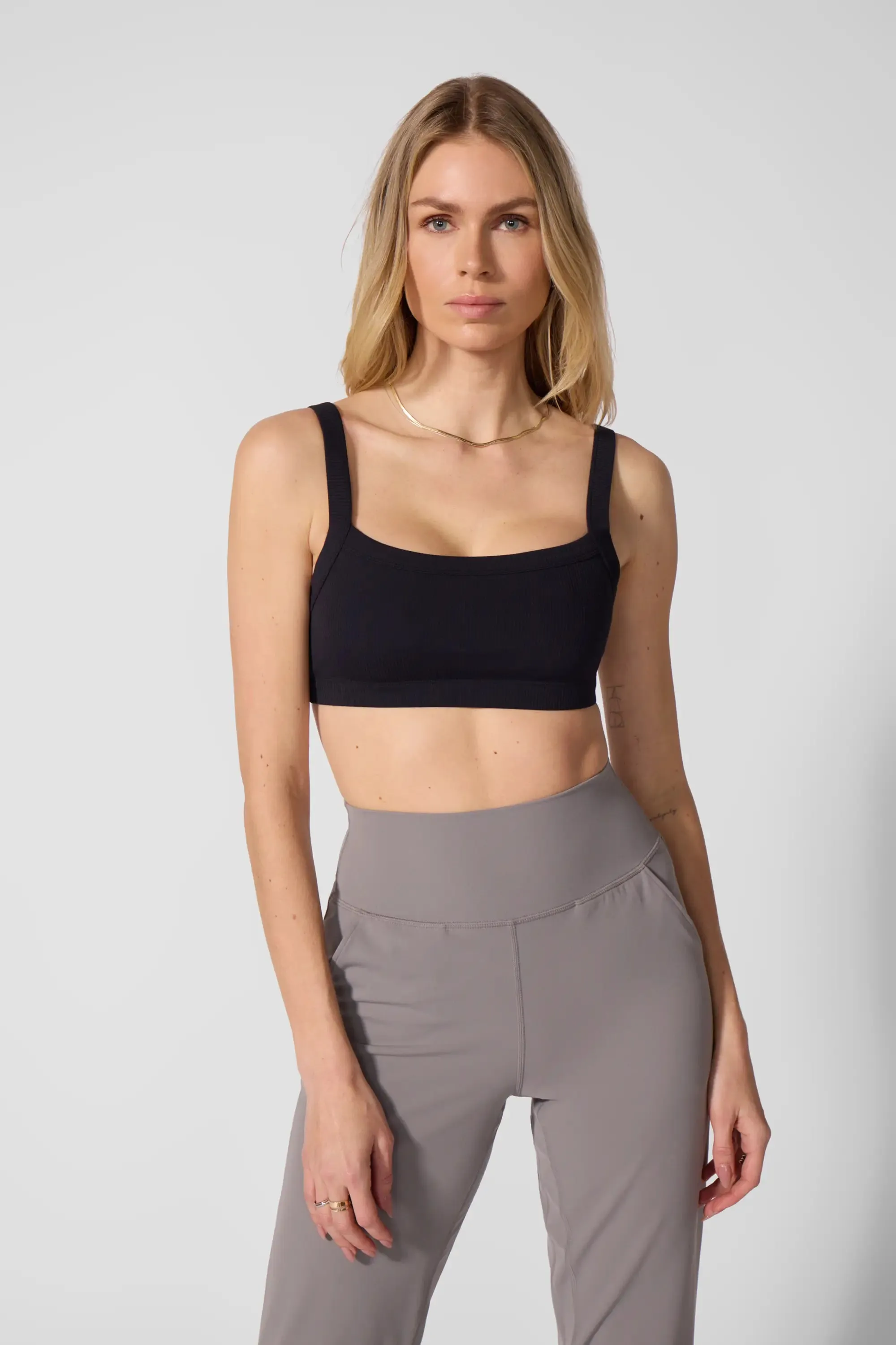 Ribbed Bra - Black sold by MPG product image thumbnail 2