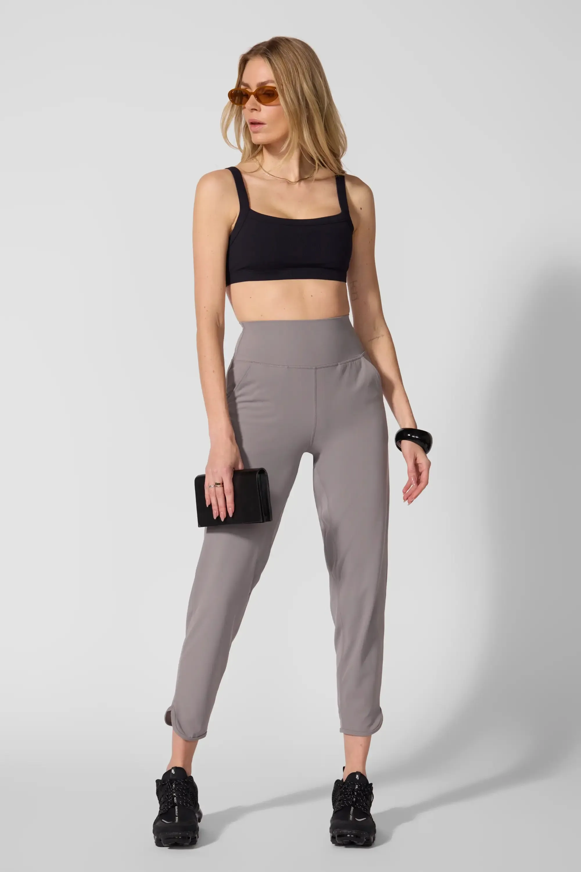 Ribbed Bra - Black sold by MPG