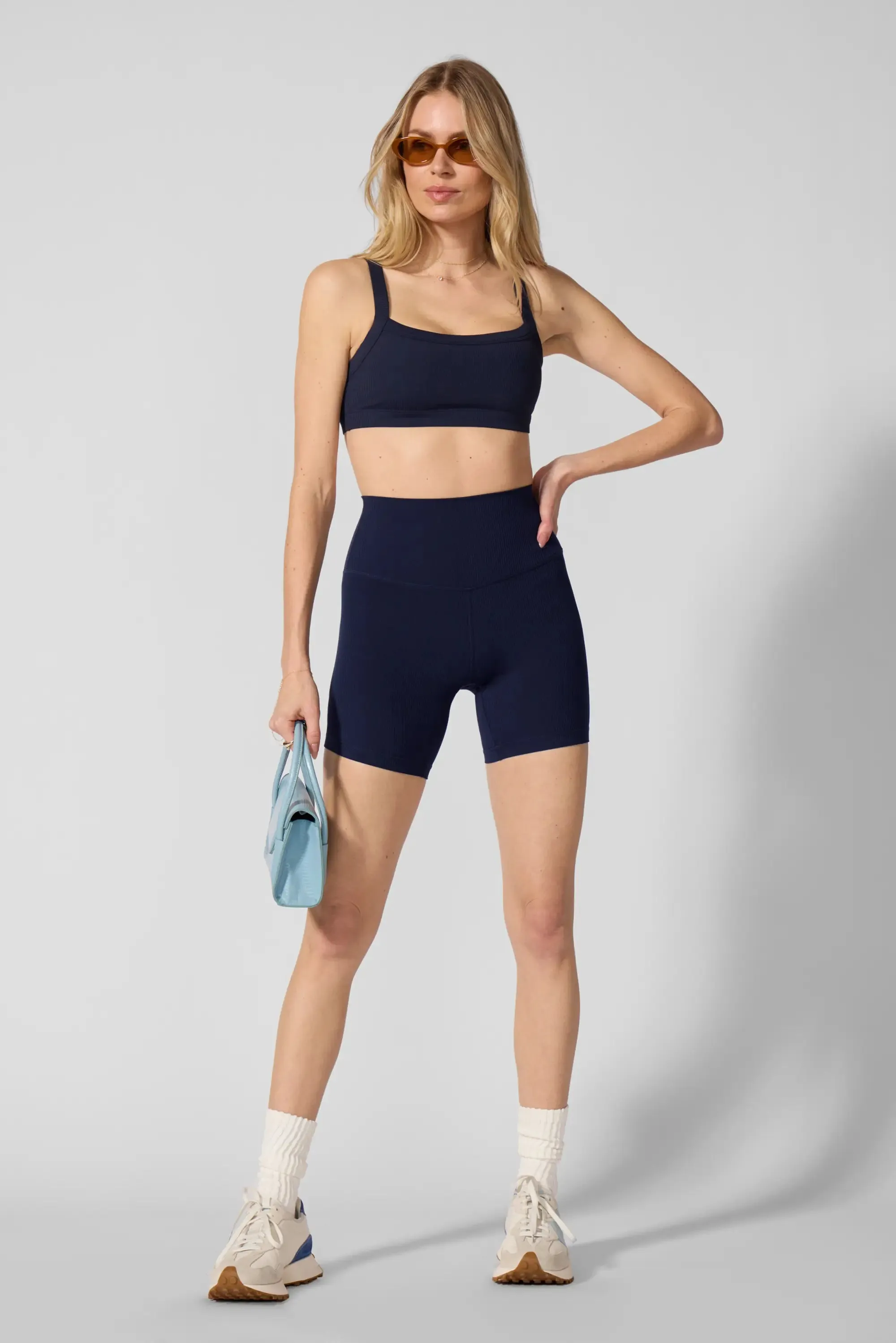 Ribbed Bra - Navy Blazer sold by MPG