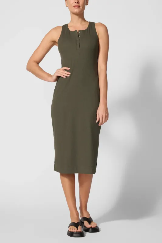 Symphony Ribbed Racer Back Dress - Kambaba sold by MPG