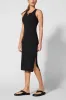 Symphony Ribbed Racer Back Dress - Black sold by MPG