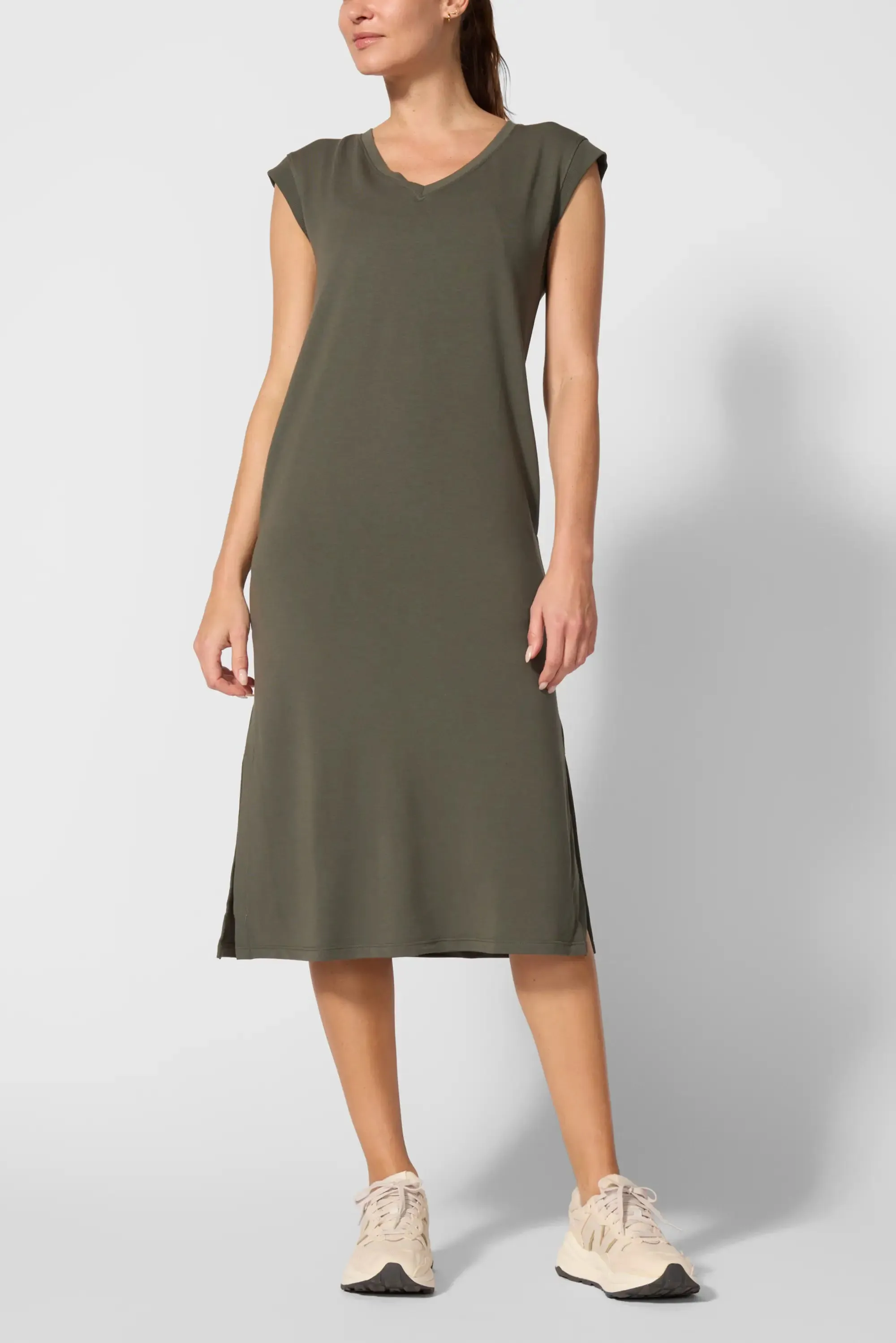 Cozy Fleece Sleeveless Maxi Dress - Kambaba sold by MPG