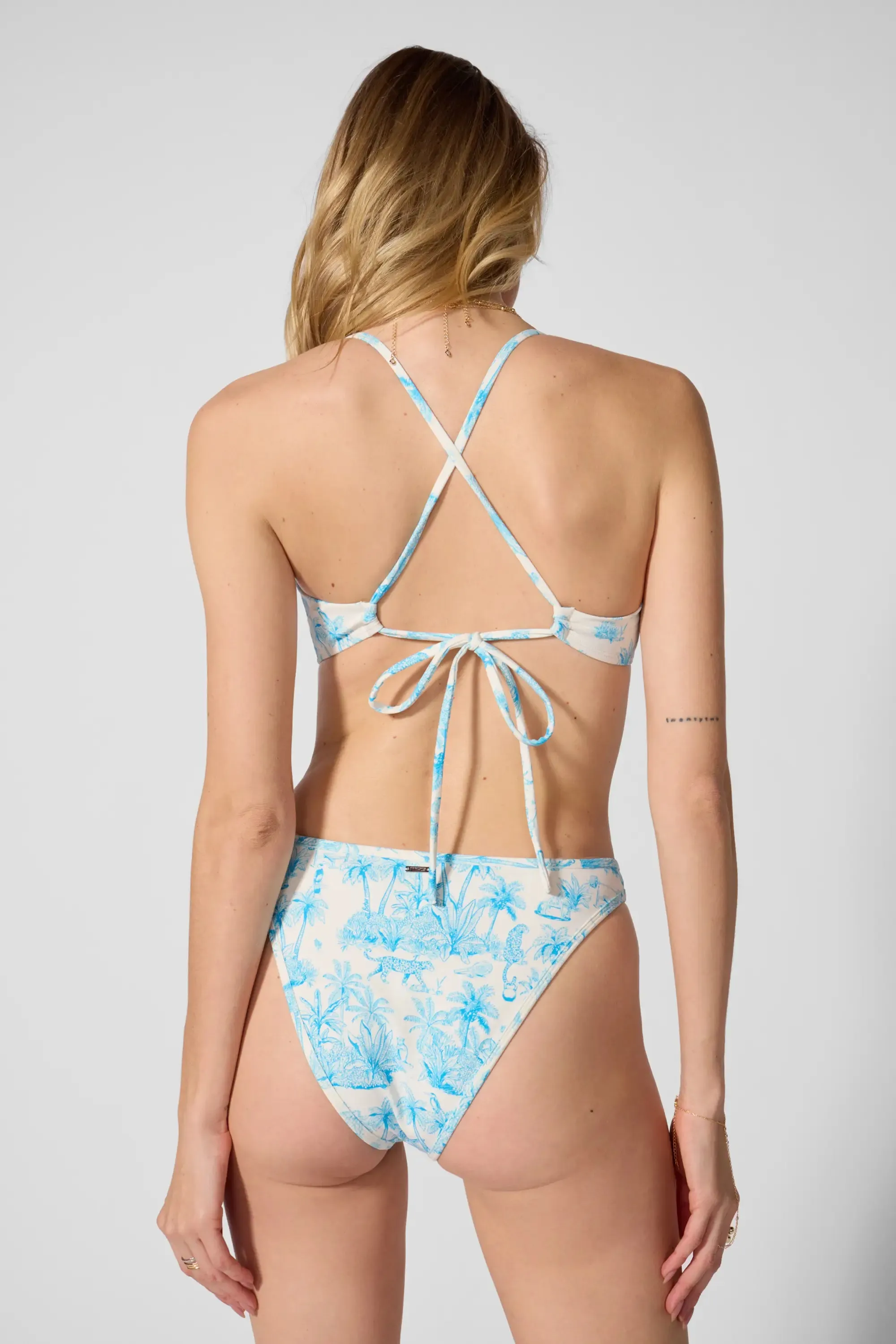 Cross Back Bikini Swim Bra - Tahiti Toile sold by MPG product image thumbnail 3