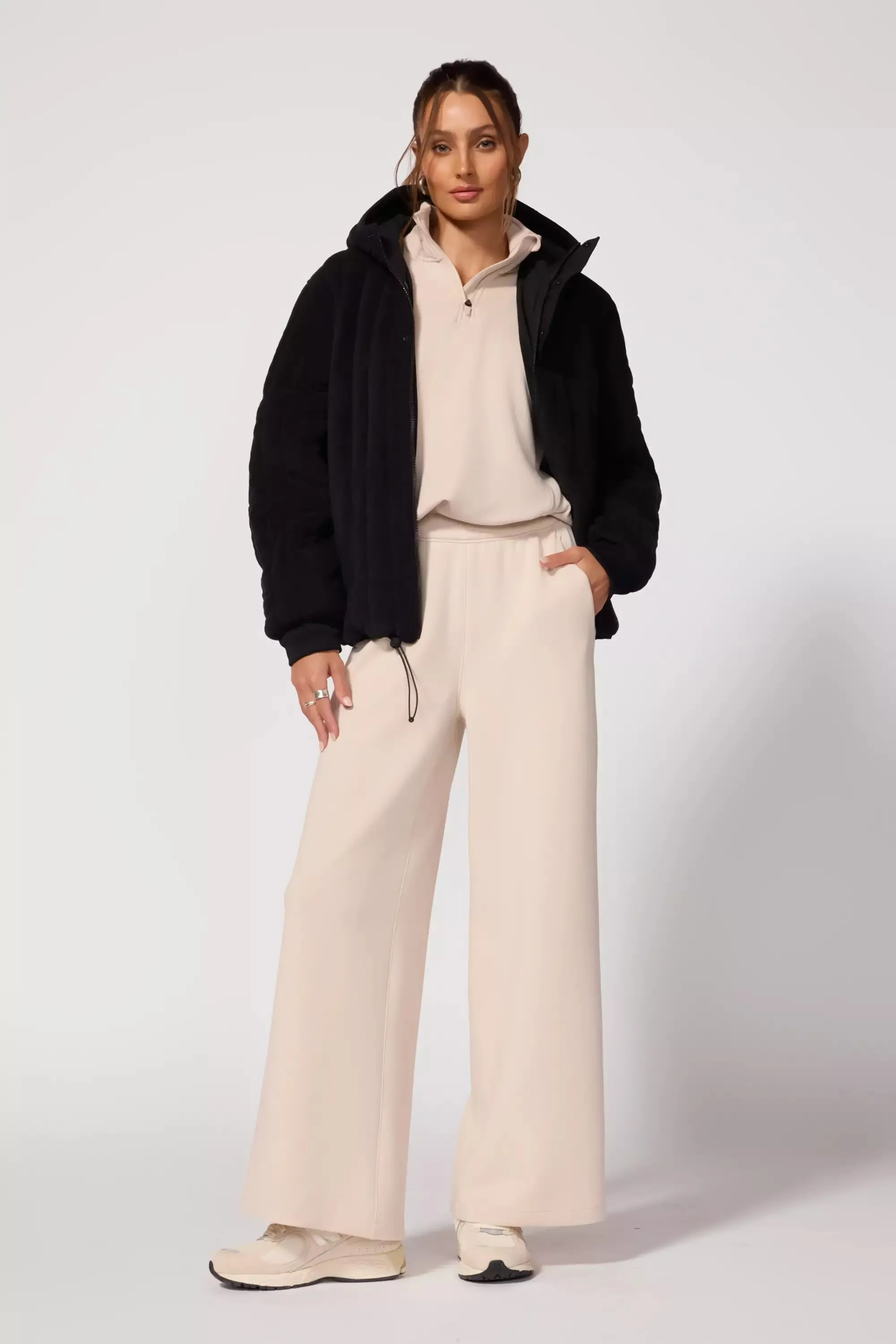 Plush Quilted Jacket - Black sold by MPG product image thumbnail 2