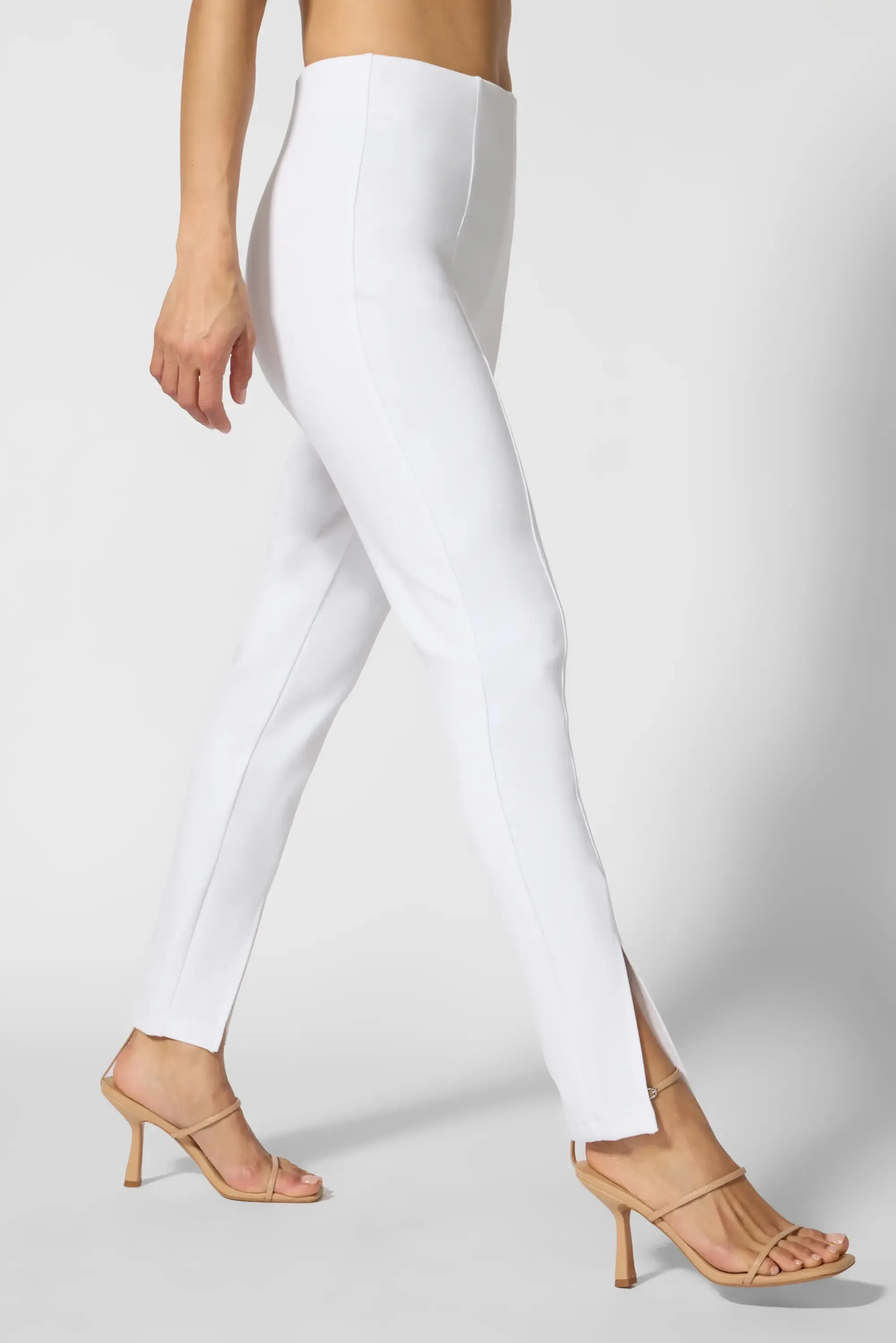 Front Slit Slim Pant - Brilliant White sold by MPG product image thumbnail 5
