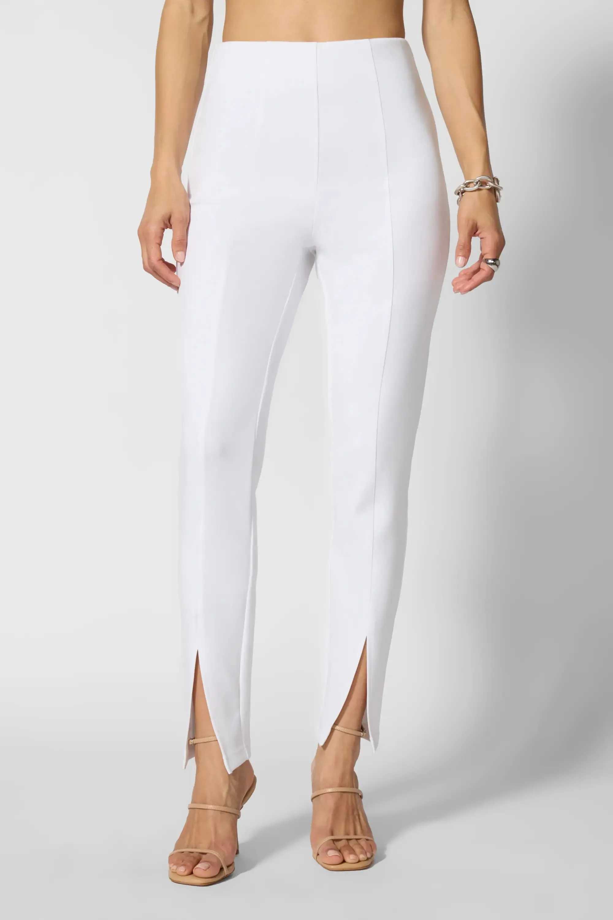 Front Slit Slim Pant - Brilliant White sold by MPG product image thumbnail 2