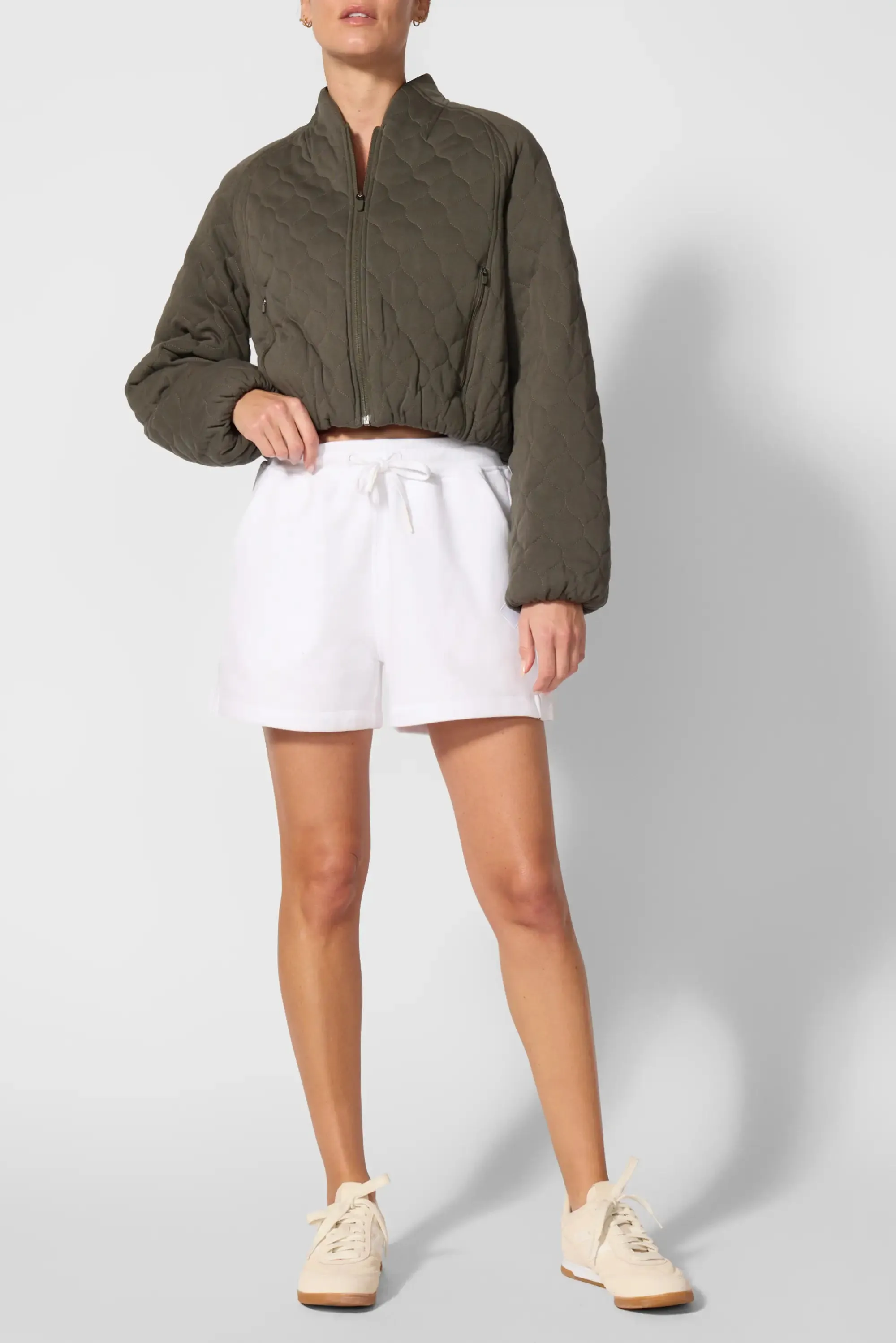 Flourish Quilted Cropped Jacket - Kambaba sold by MPG