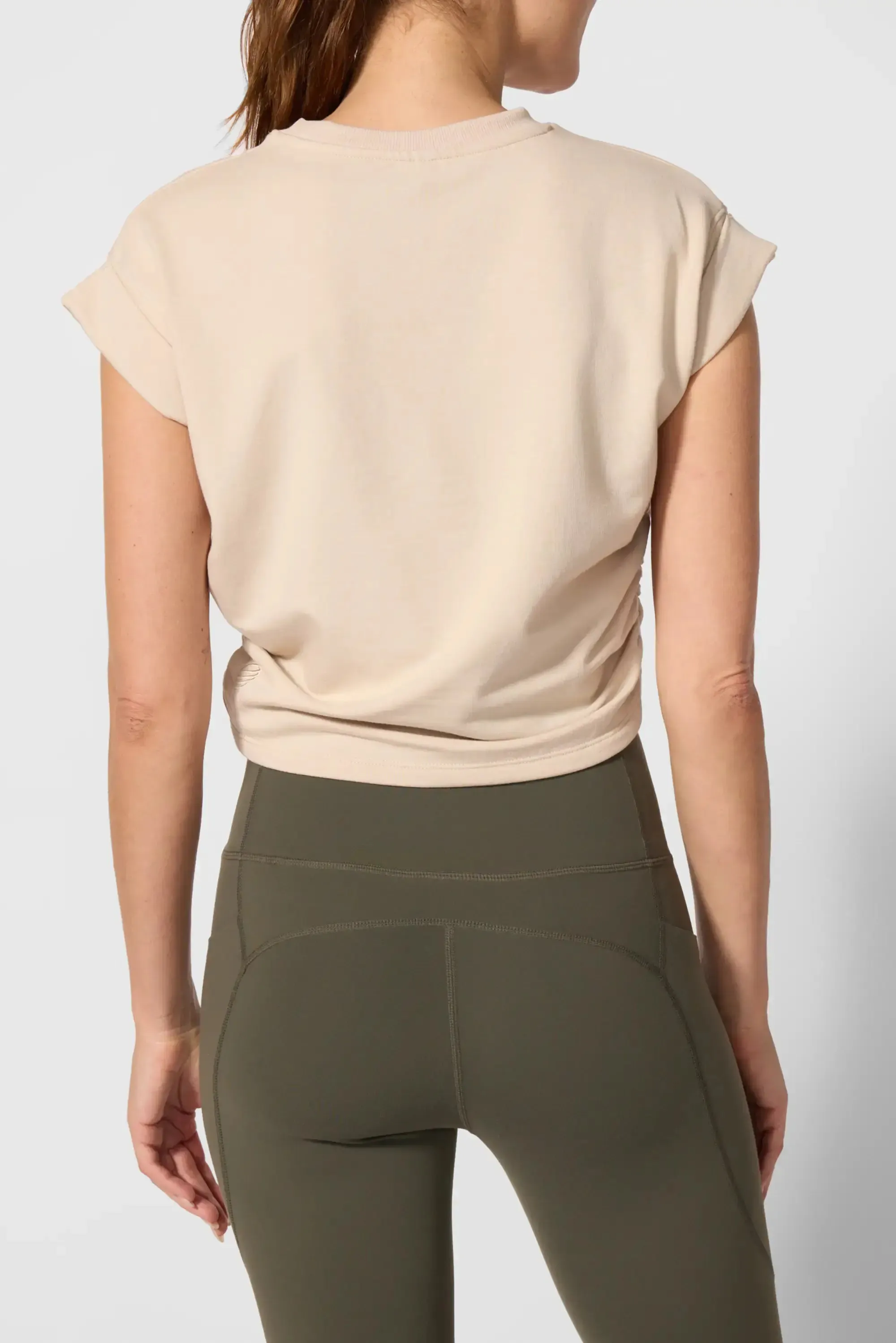 Cozy Fleece Sleeveless Top - Stone sold by MPG product image thumbnail 3