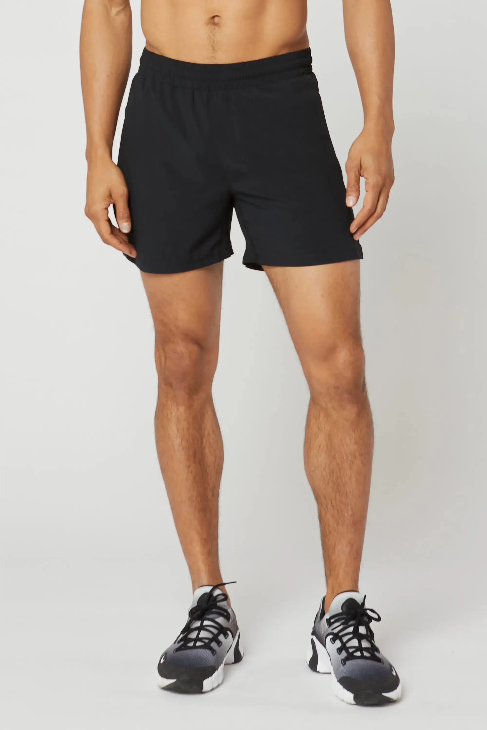 Stride Swim / Sweat Short with Liner - 5" - Black sold by MPG