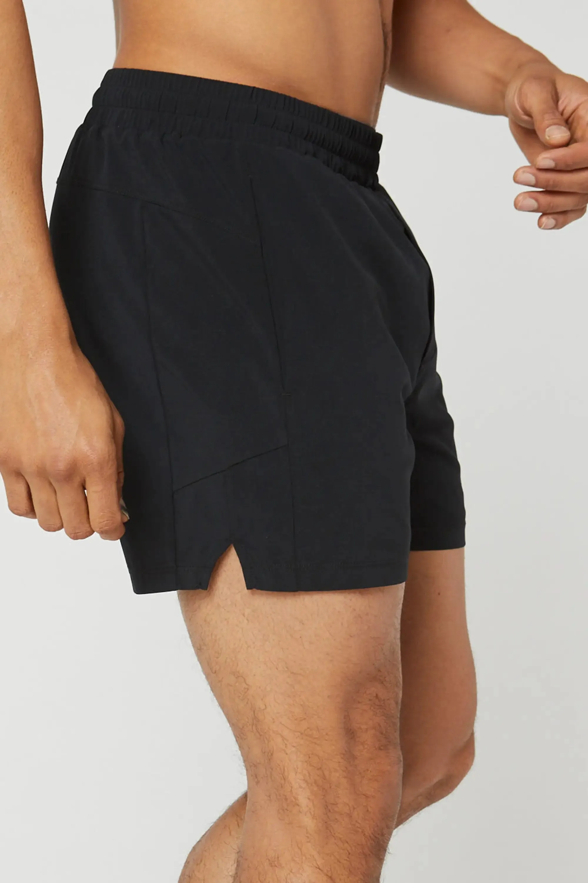 Stride Swim / Sweat Short with Liner - 5" - Black sold by MPG product image thumbnail 4