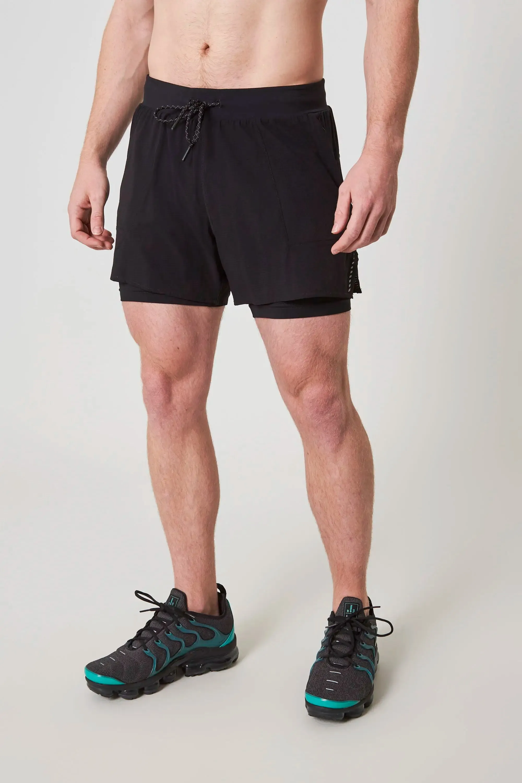 Aerate Run Short - Black sold by MPG