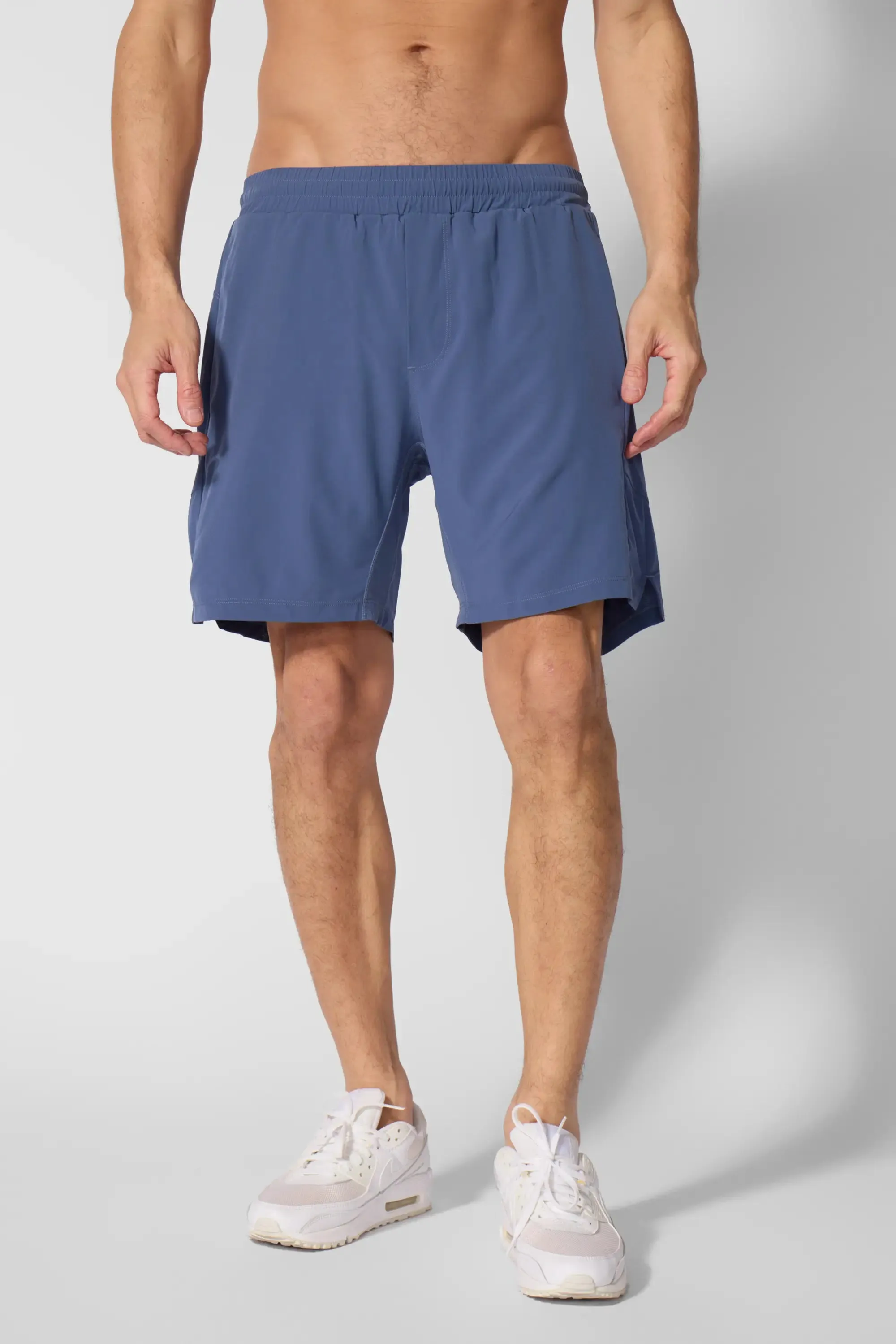 Stride Short with Liner - 7" - Vintage Indigo sold by MPG