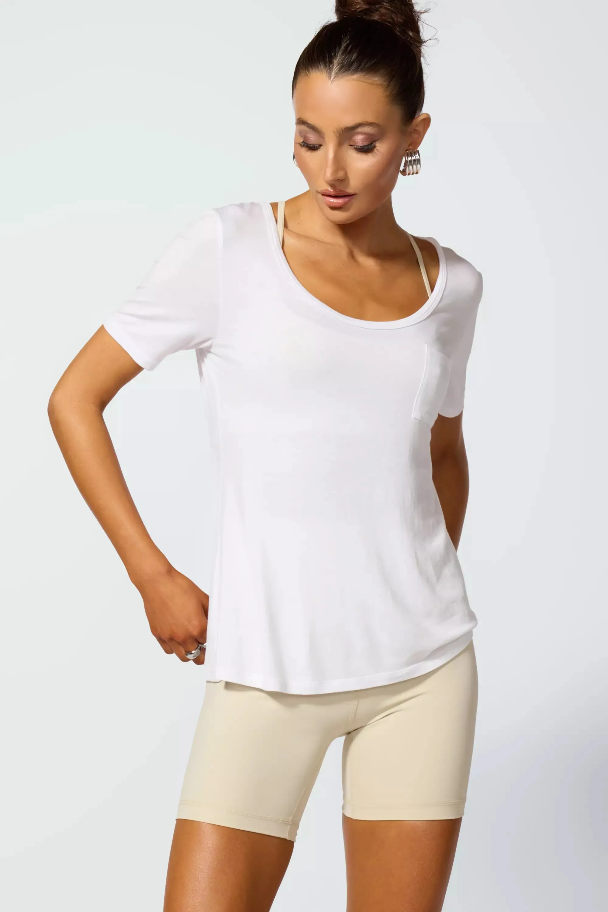 Breeze Pocket Tee - Brilliant White sold by MPG