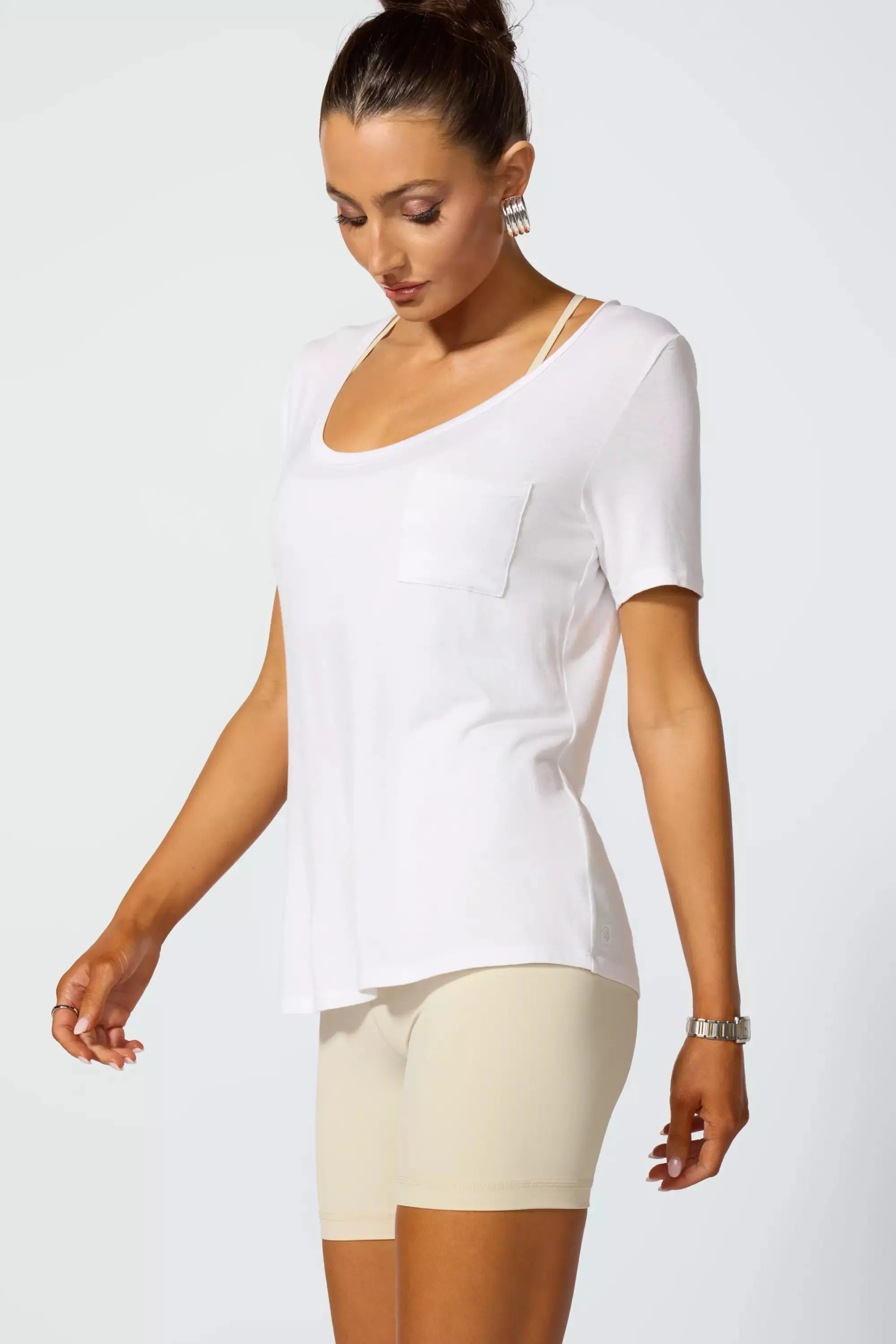 Breeze Pocket Tee - Brilliant White sold by MPG product image thumbnail 4