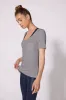 Breeze Pocket Tee - Htr Steel Grey sold by MPG