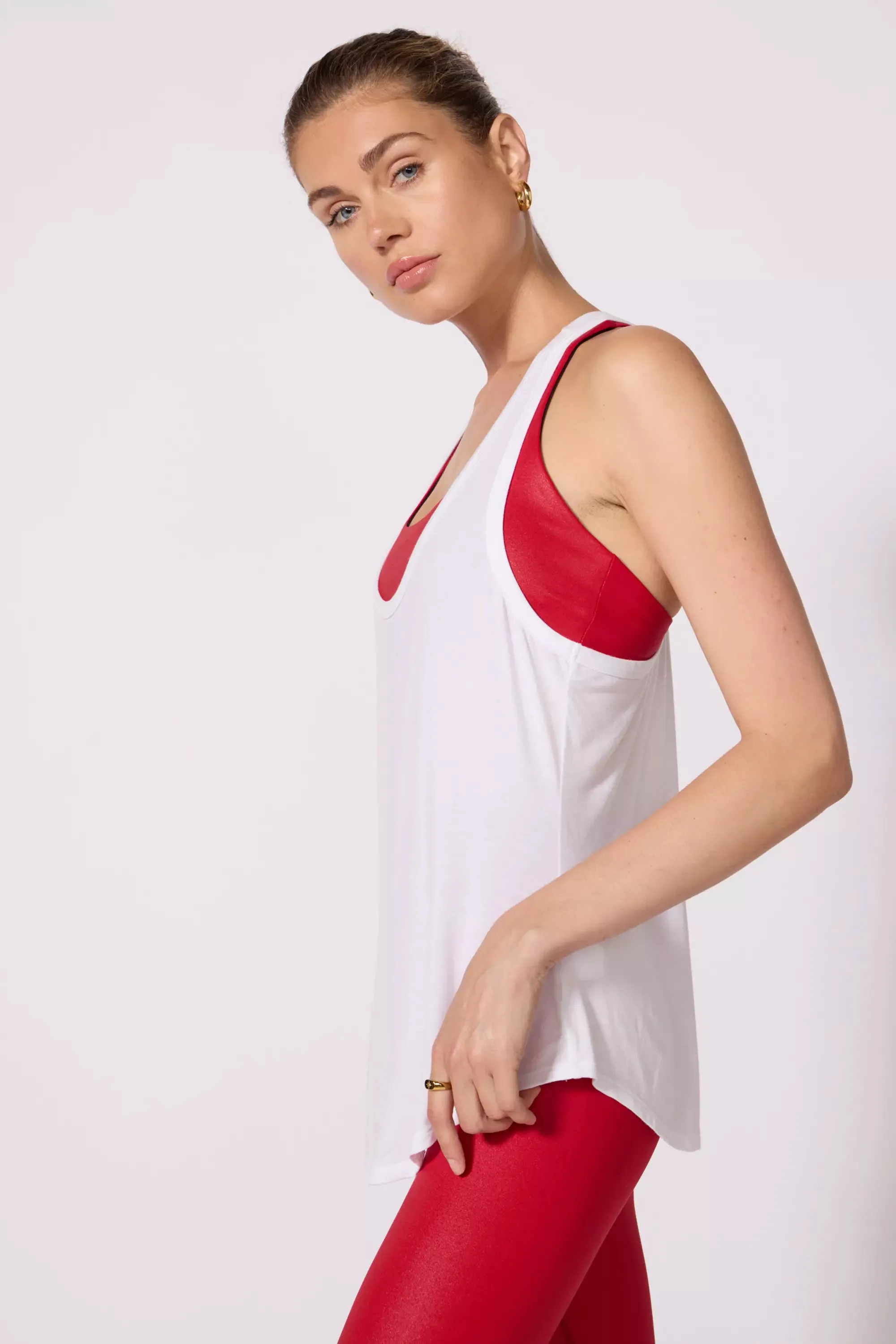 Breeze Racer Tank - Brilliant White sold by MPG