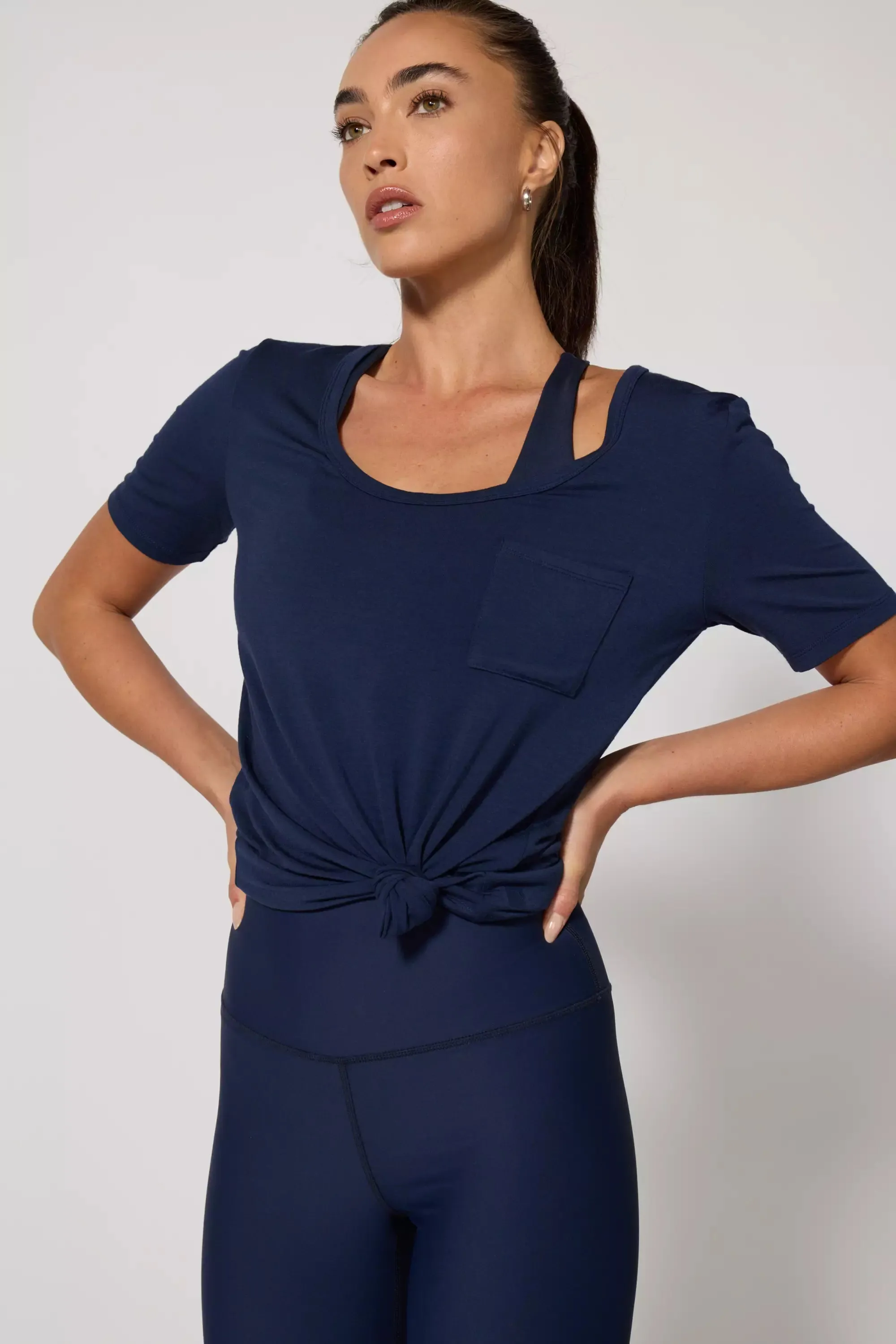 Breeze Pocket Tee - Deep Navy sold by MPG product image thumbnail 4