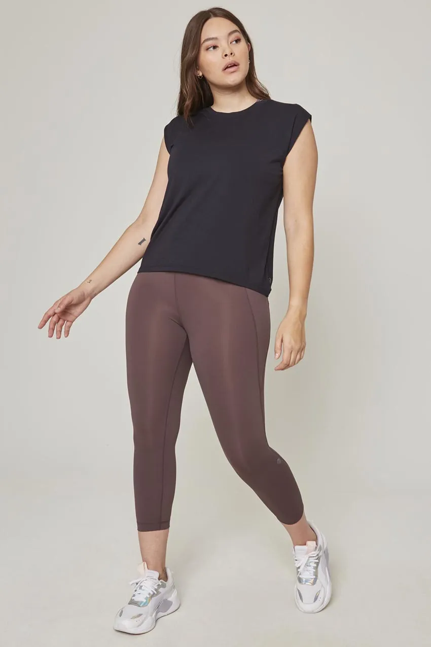 Breeze Tacked Shoulder Top - Black sold by MPG product image thumbnail 2