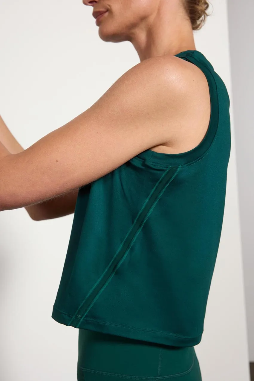 Pace Crop Tank Top - Botanical Garden sold by MPG product image thumbnail 4