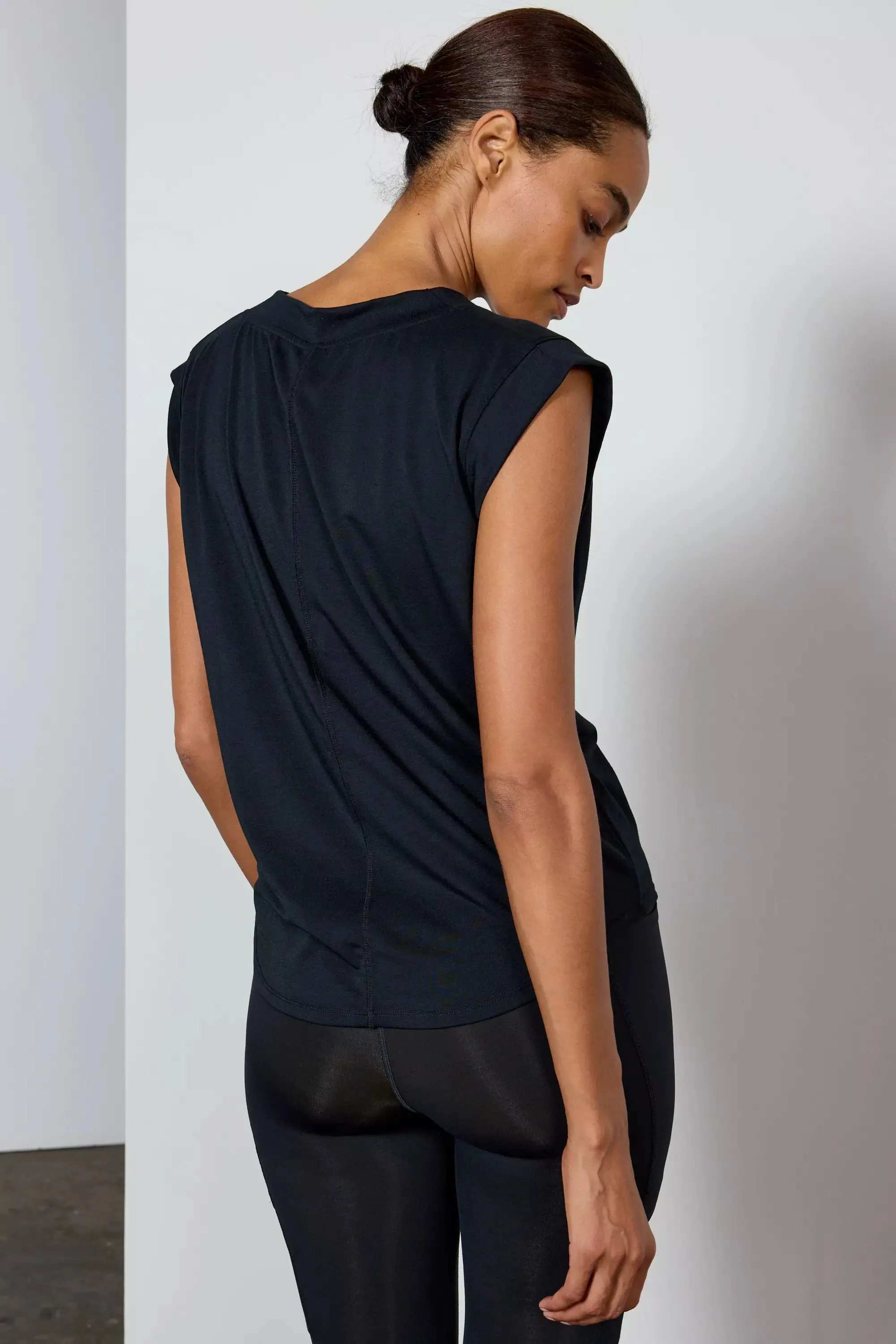 Performance Knit V-Neck Tee - Black sold by MPG product image thumbnail 3