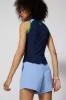 Vital 1/4 Zip Tank - Deep Navy/Hydrangea/Fern sold by MPG