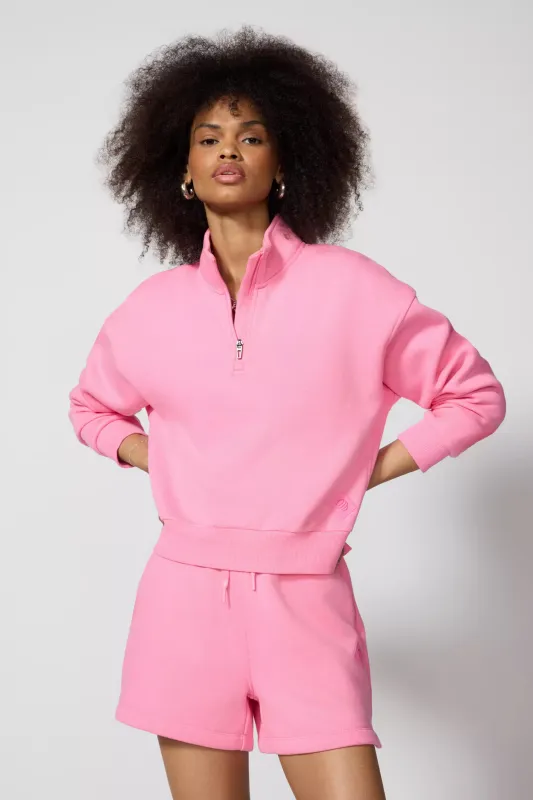 Luxefleece 1/4 Zip  - Sachet Pink sold by MPG