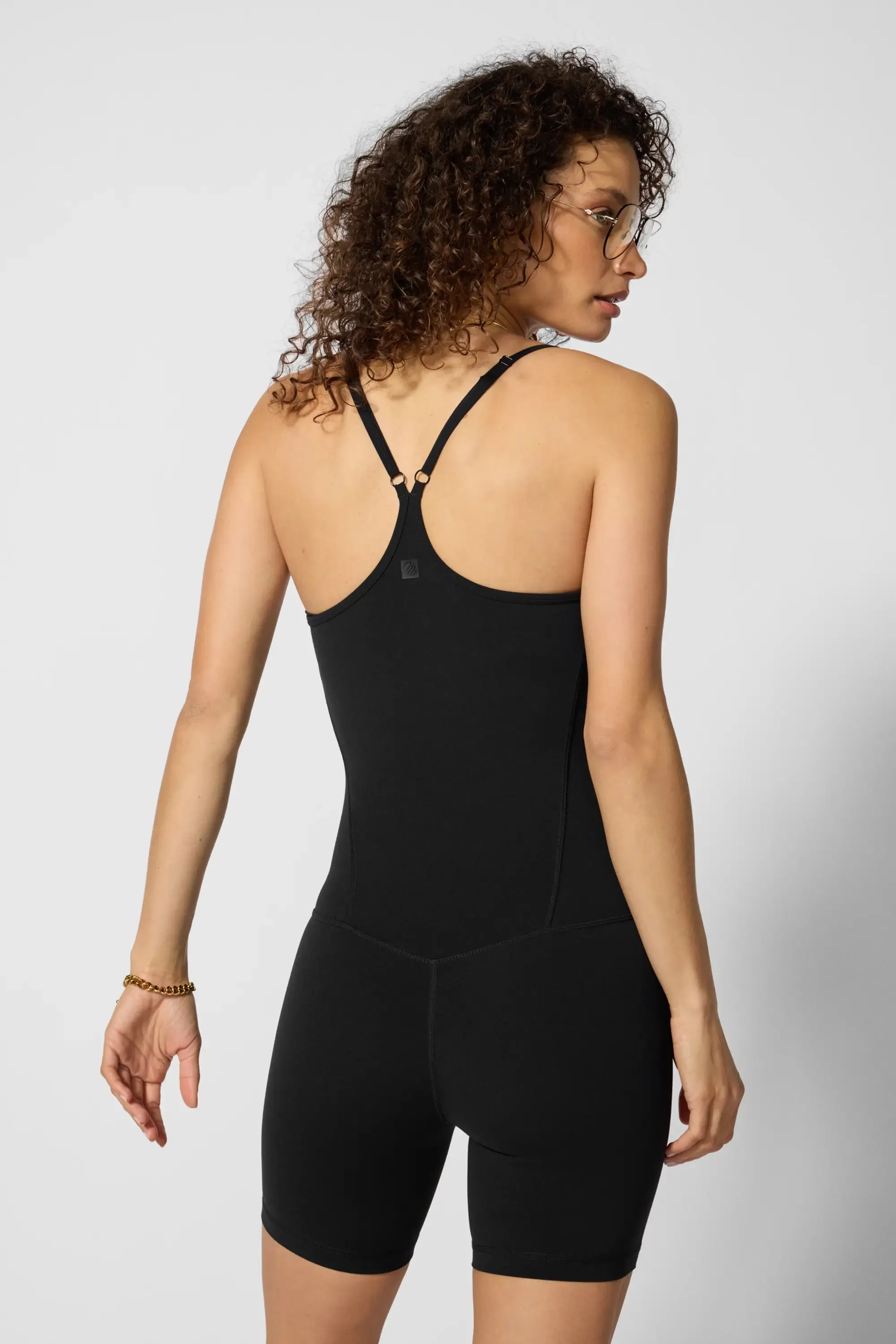 Cloud Short Tank Catsuit - Black sold by MPG product image thumbnail 4