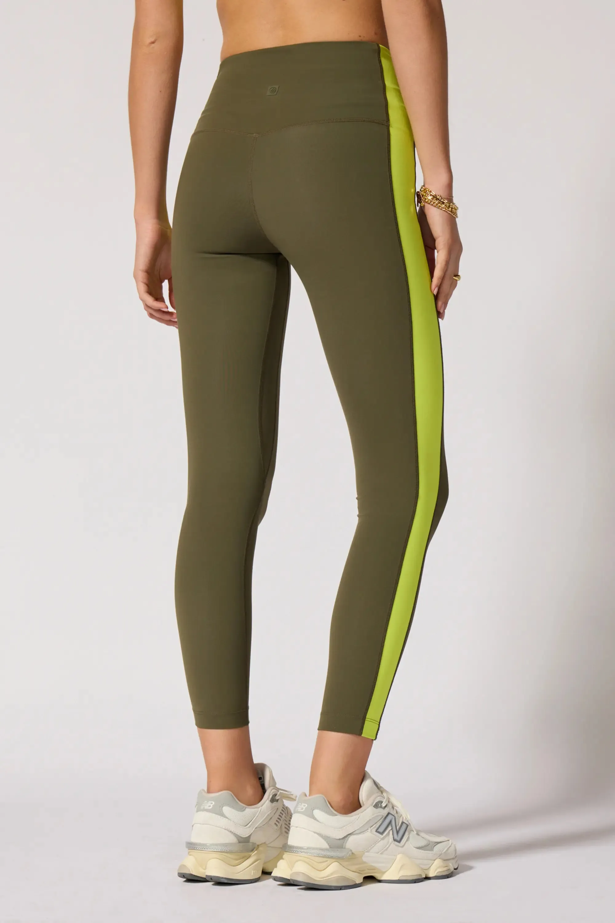Sculpt Colour Blocked Legging - Ivy Green/Acid Lime sold by MPG product image thumbnail 3