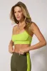 Sculpt Cross Back Bra - Acid Lime sold by MPG