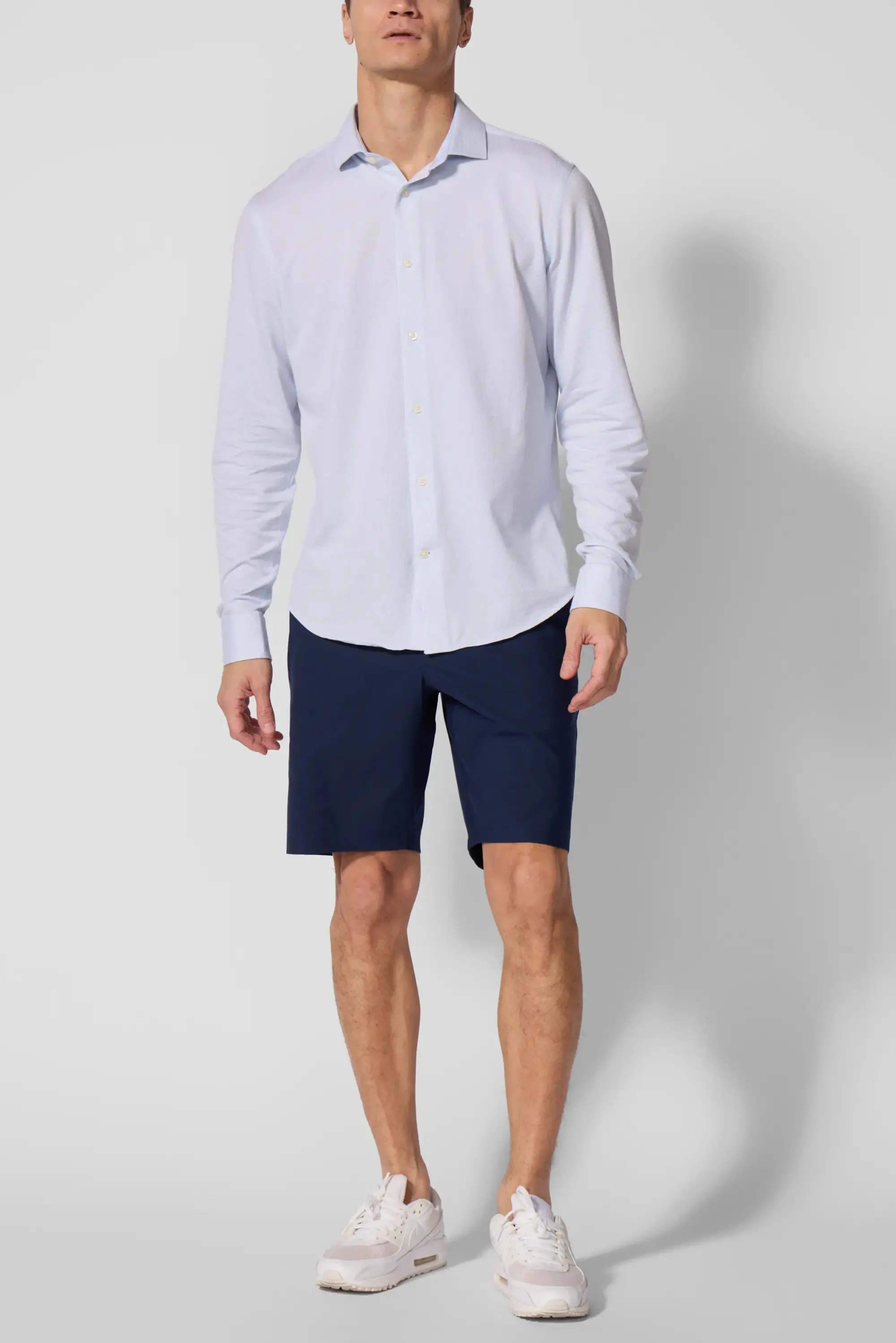 Performance Oxford Shirt - Blue Fog/Brilliant White sold by MPG product image thumbnail 2