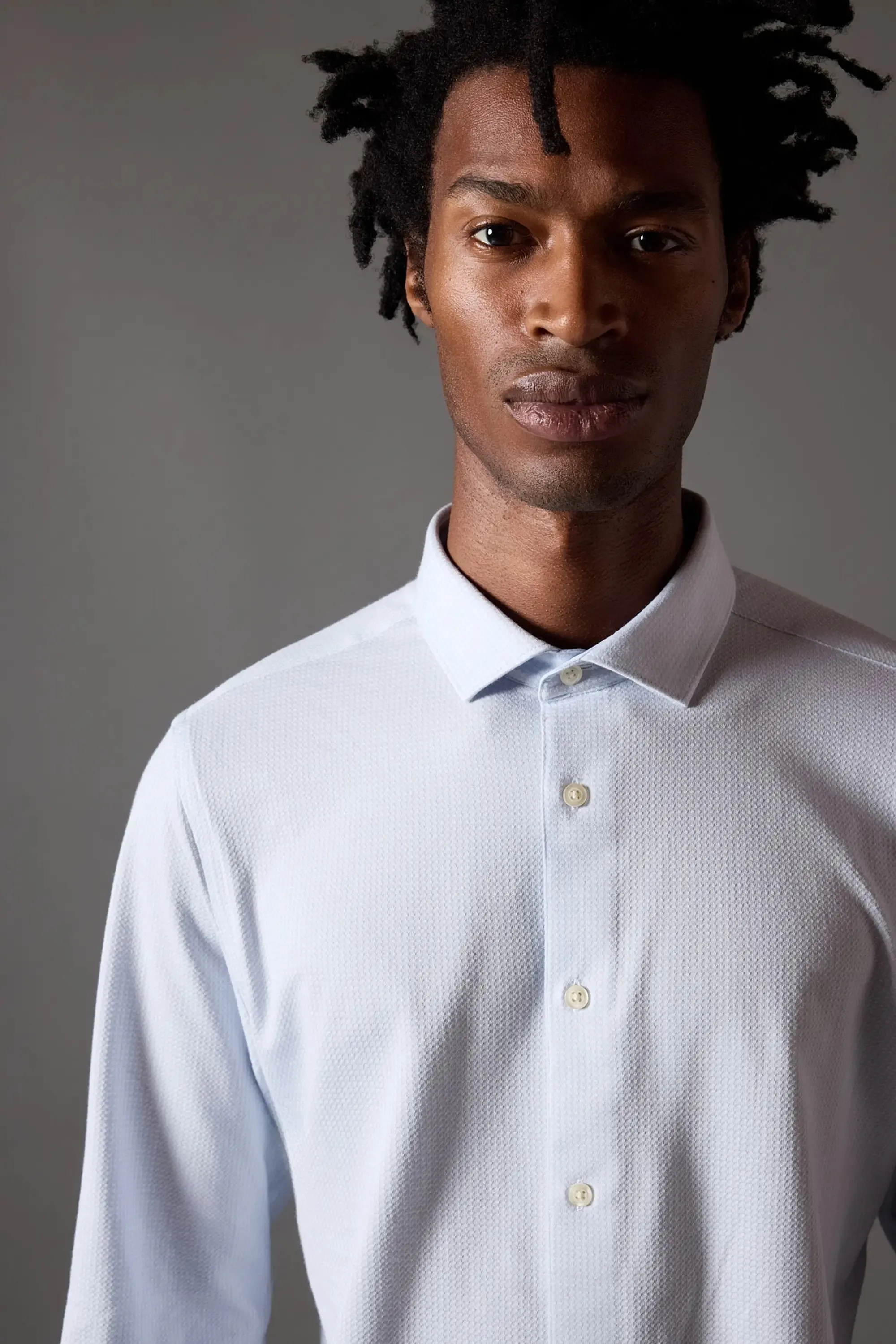 Performance Oxford Shirt - Blue Fog/Brilliant White sold by MPG product image thumbnail 3
