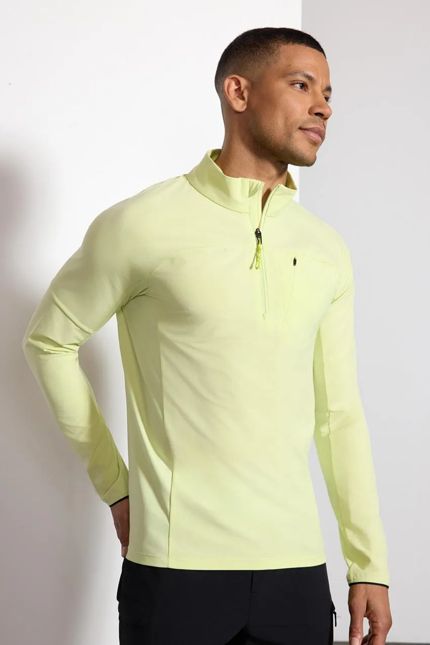 Rove 1/2 Zip - Shadow Lime sold by MPG product image thumbnail 4