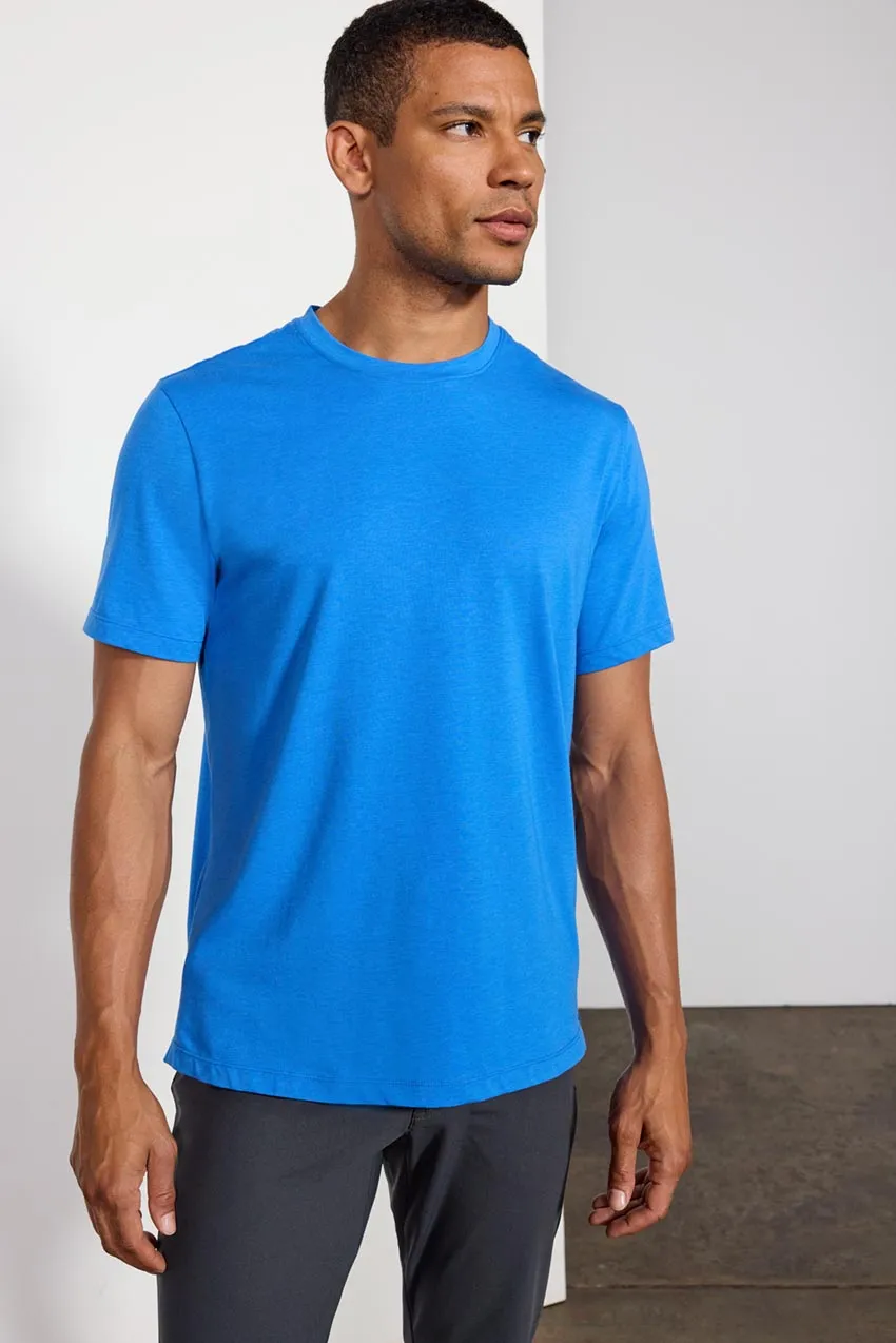 Pima Cotton Tee - New Blue sold by MPG