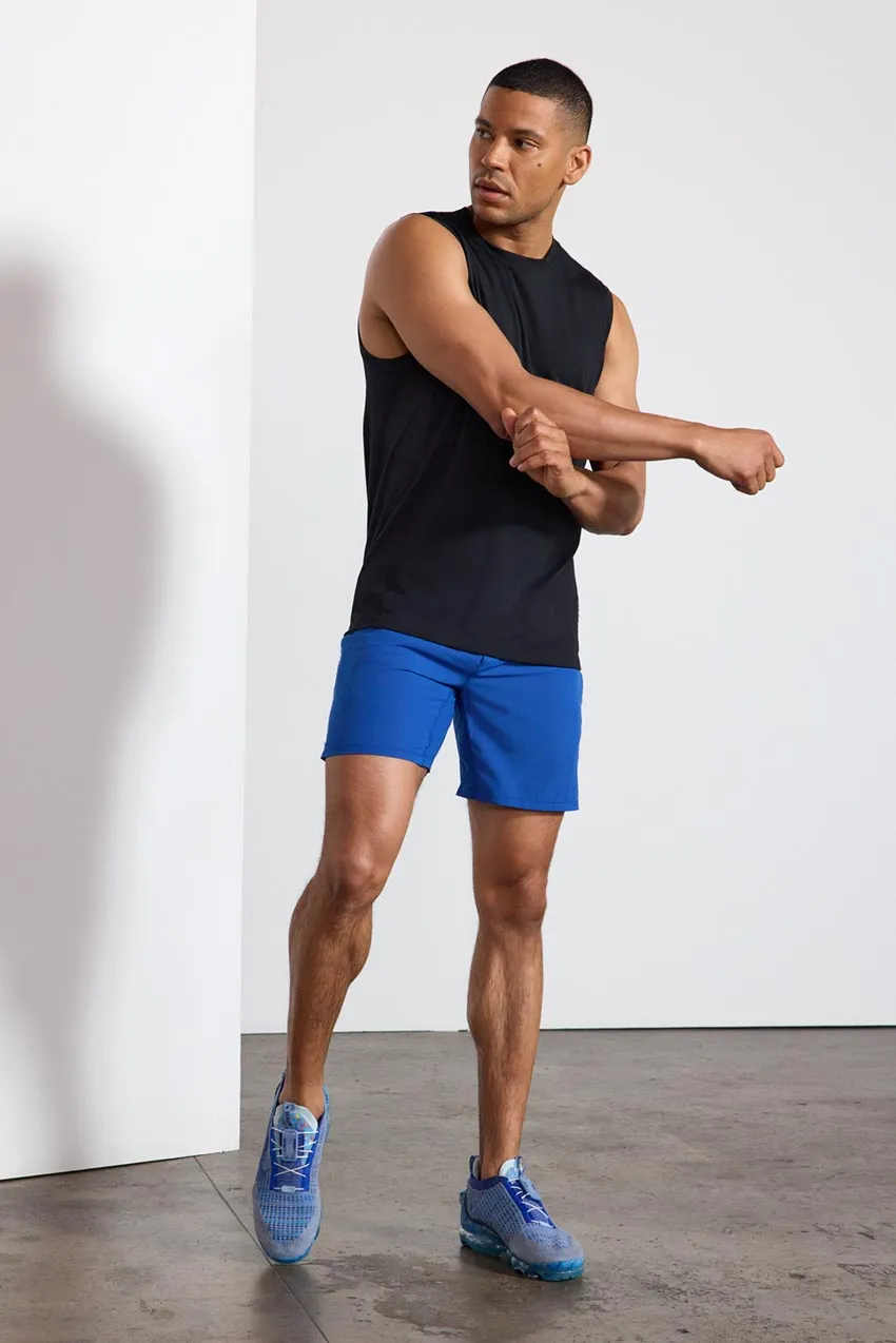 Performance Knit Tank with Mesh Panel - Black sold by MPG product image thumbnail 2